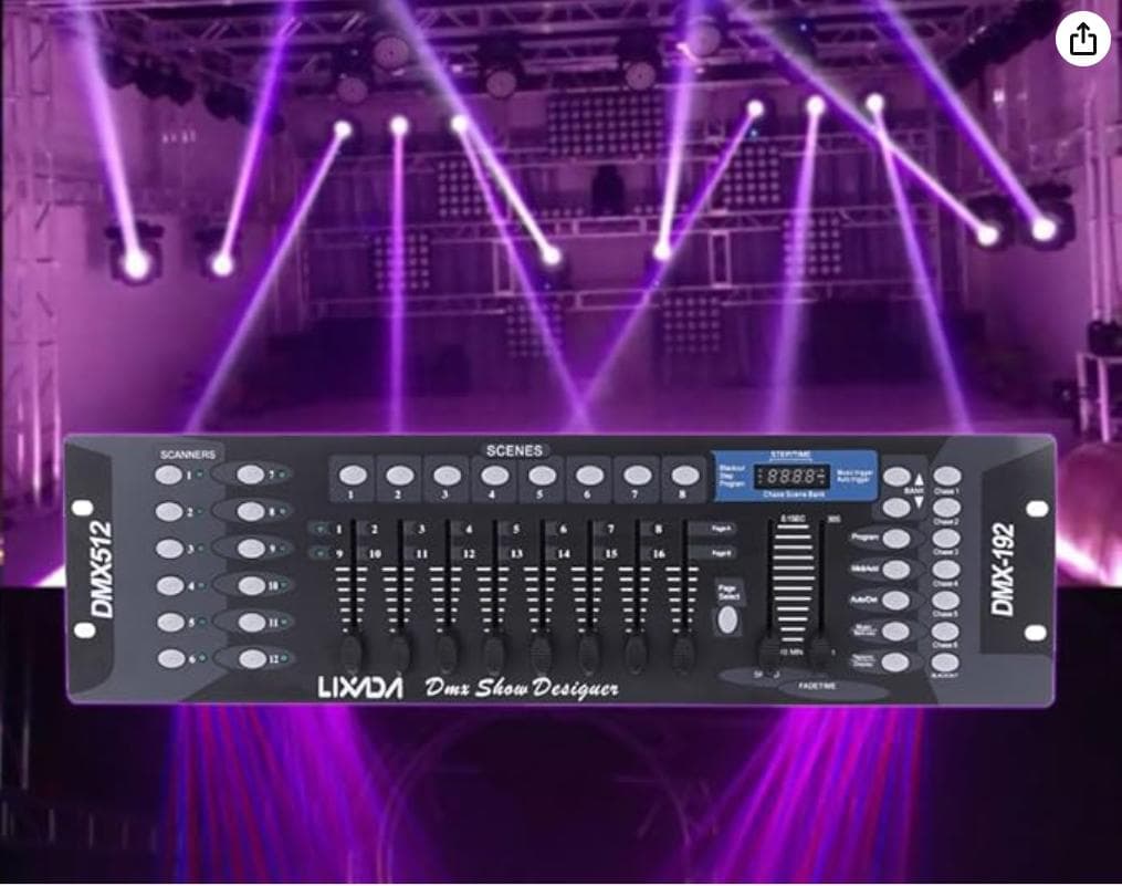 DMX-Controller + 2x RGB LED PAR- Top Zustand