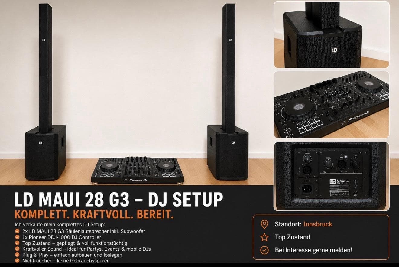 Komplettes Profi DJ-Setup