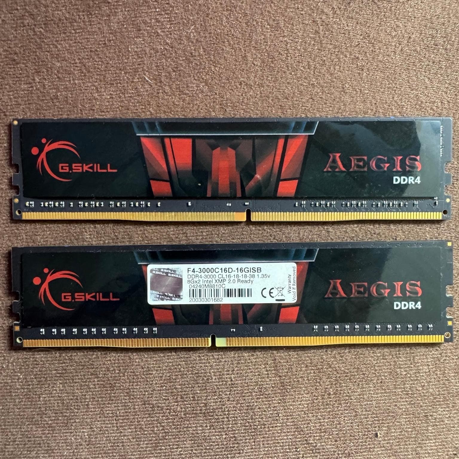 16GB ddr4 ram Kit (2× 8GB) 3000MHz