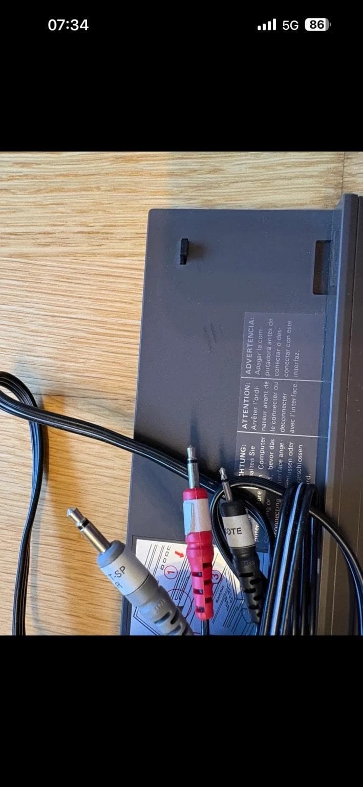 Sharp CE-121 Audio Kasetten Interface