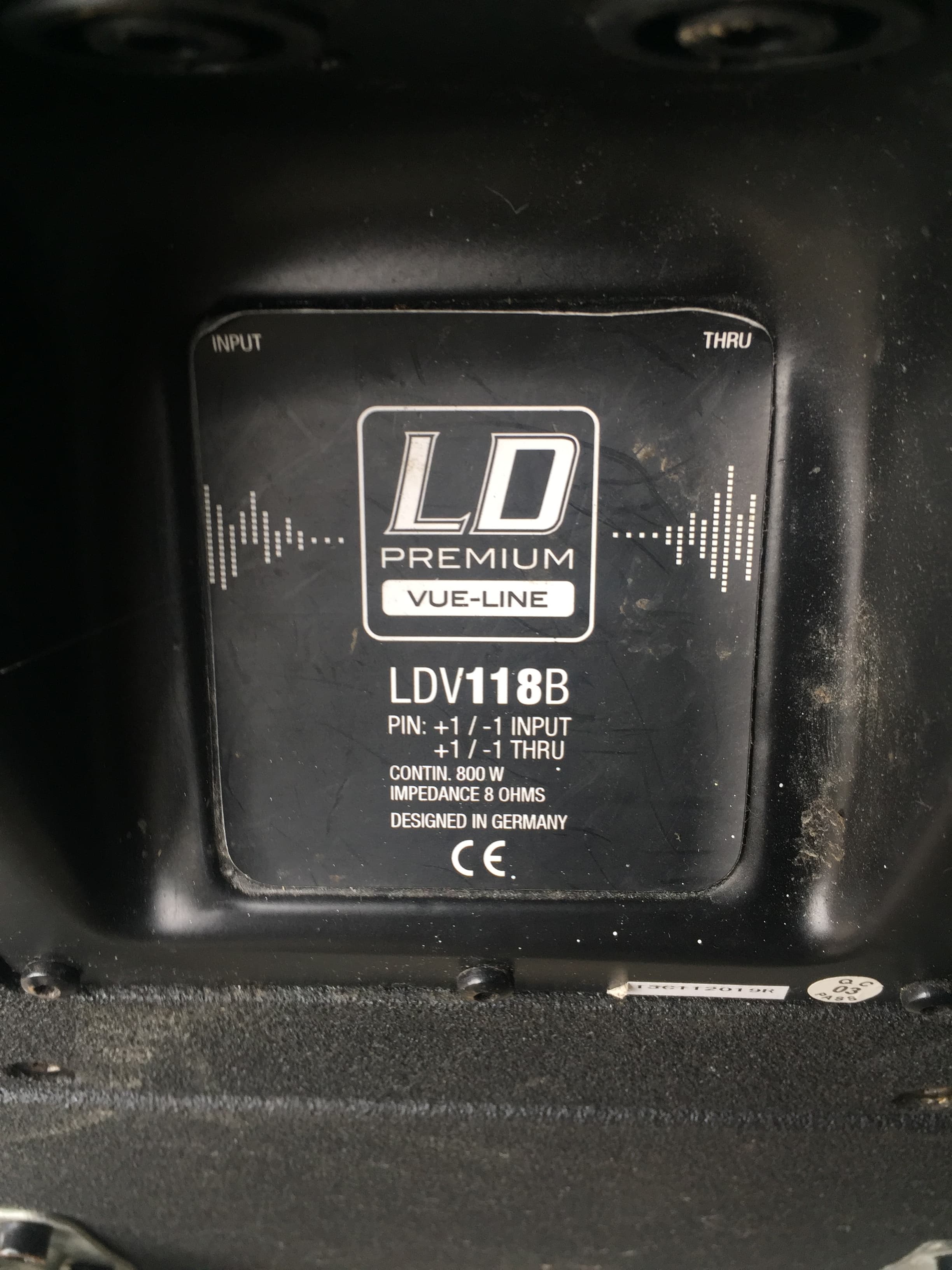 Vends 2 x Sub Basse LD Systems L118B