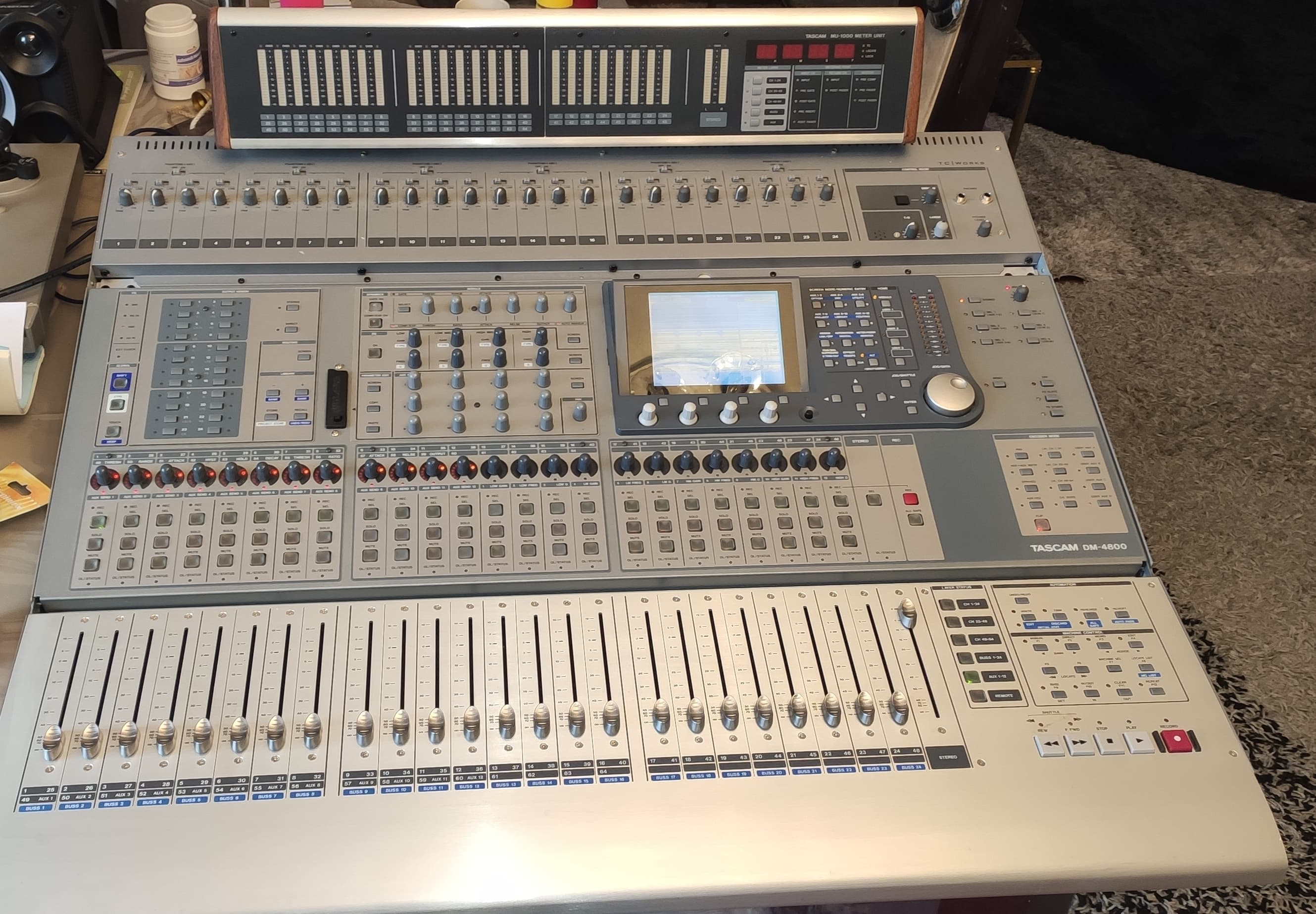 Dm4800 tascam avec vu mètre