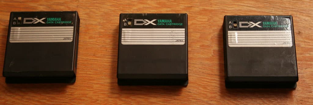 Vends 3 cartouches mémoires pour Yamaha DX7