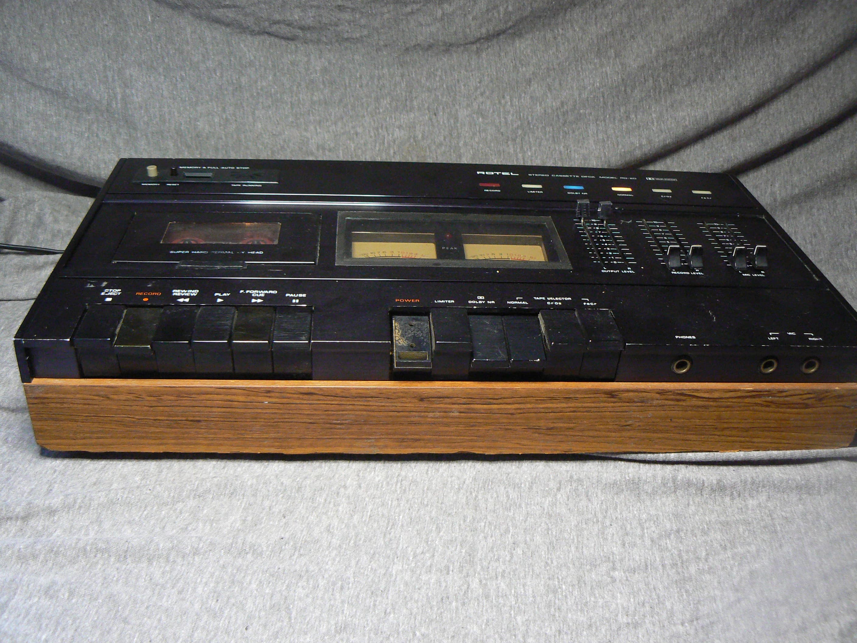 Vends platine K7 Rotel RD-20