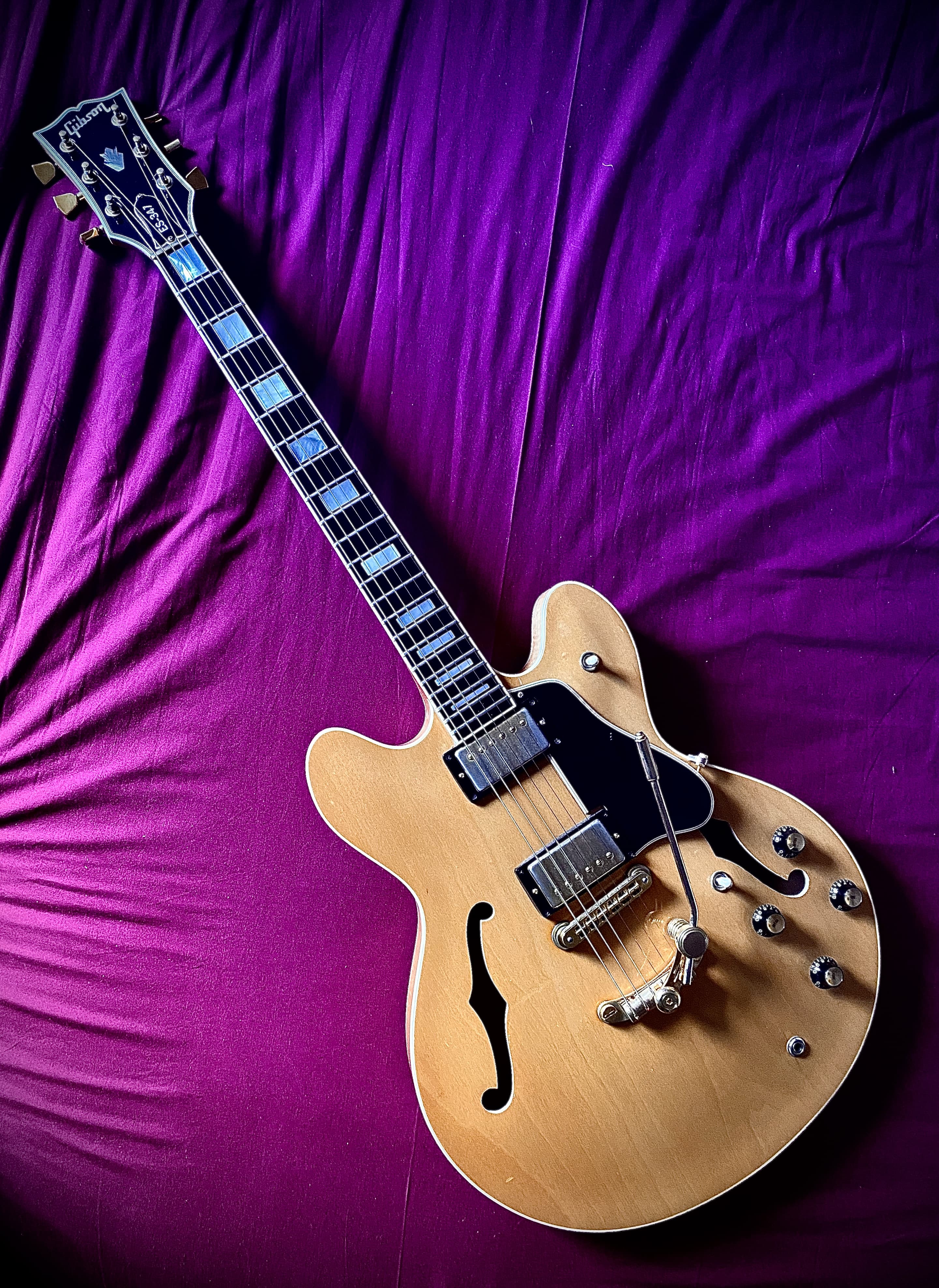 vds Gibson ES-347 de 1980 blonde/natural