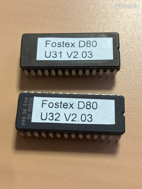 Mise à jour Fostex D80 version 2.03 dernière version latest Firmware