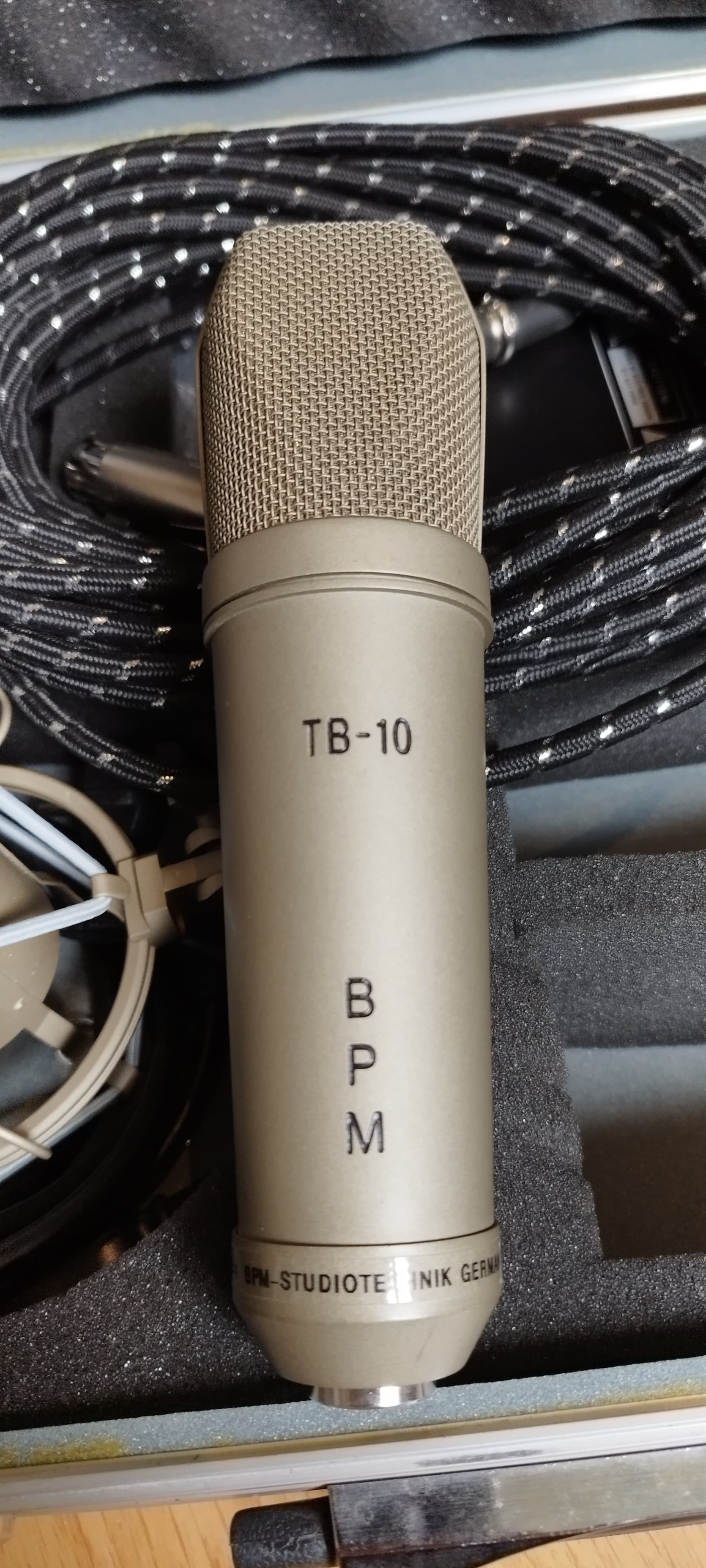 Microphone à Lampe grande capsule BPM TB-10 - Très bon état