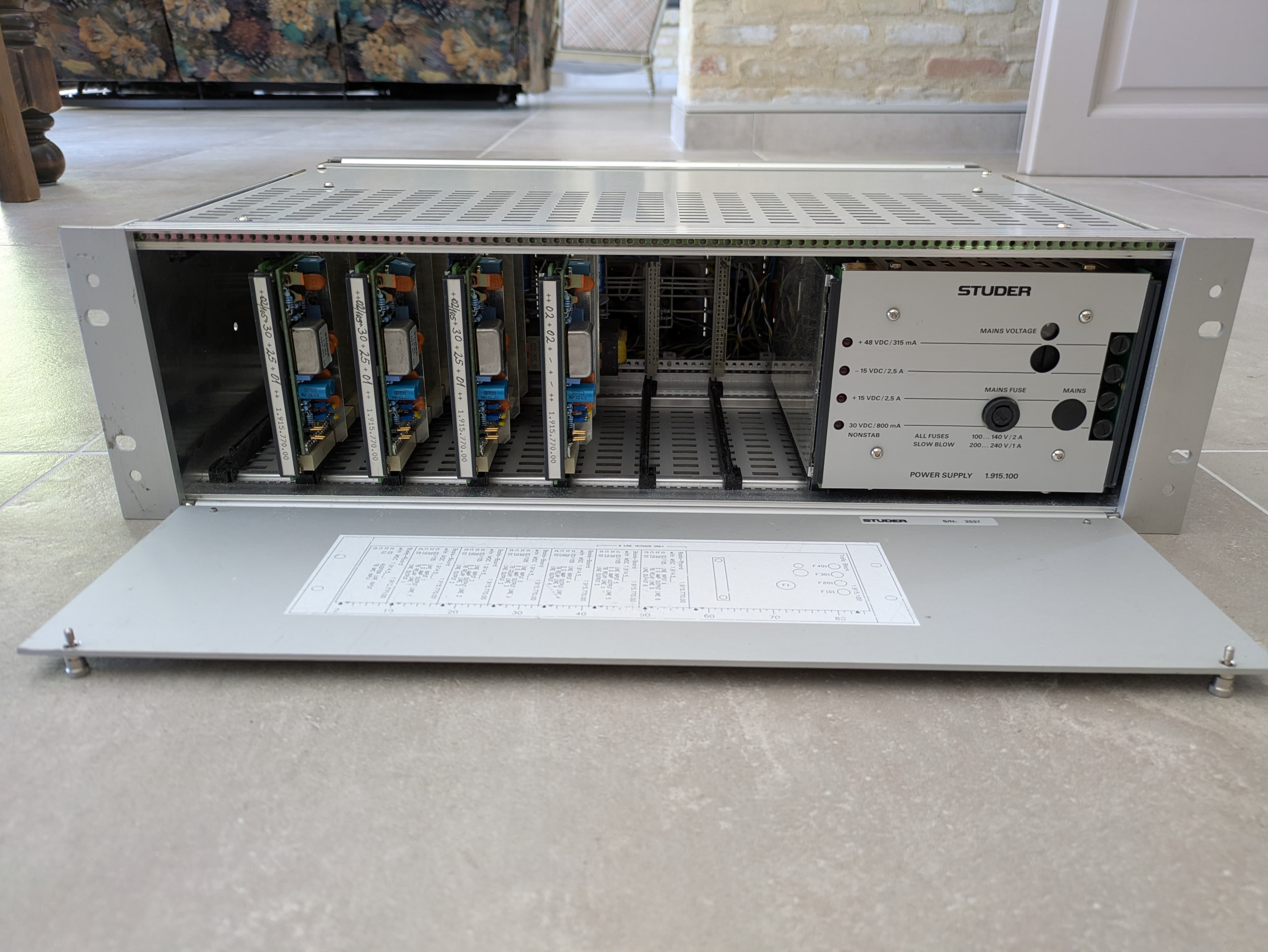 Vends tiroir audio ampli STUDER