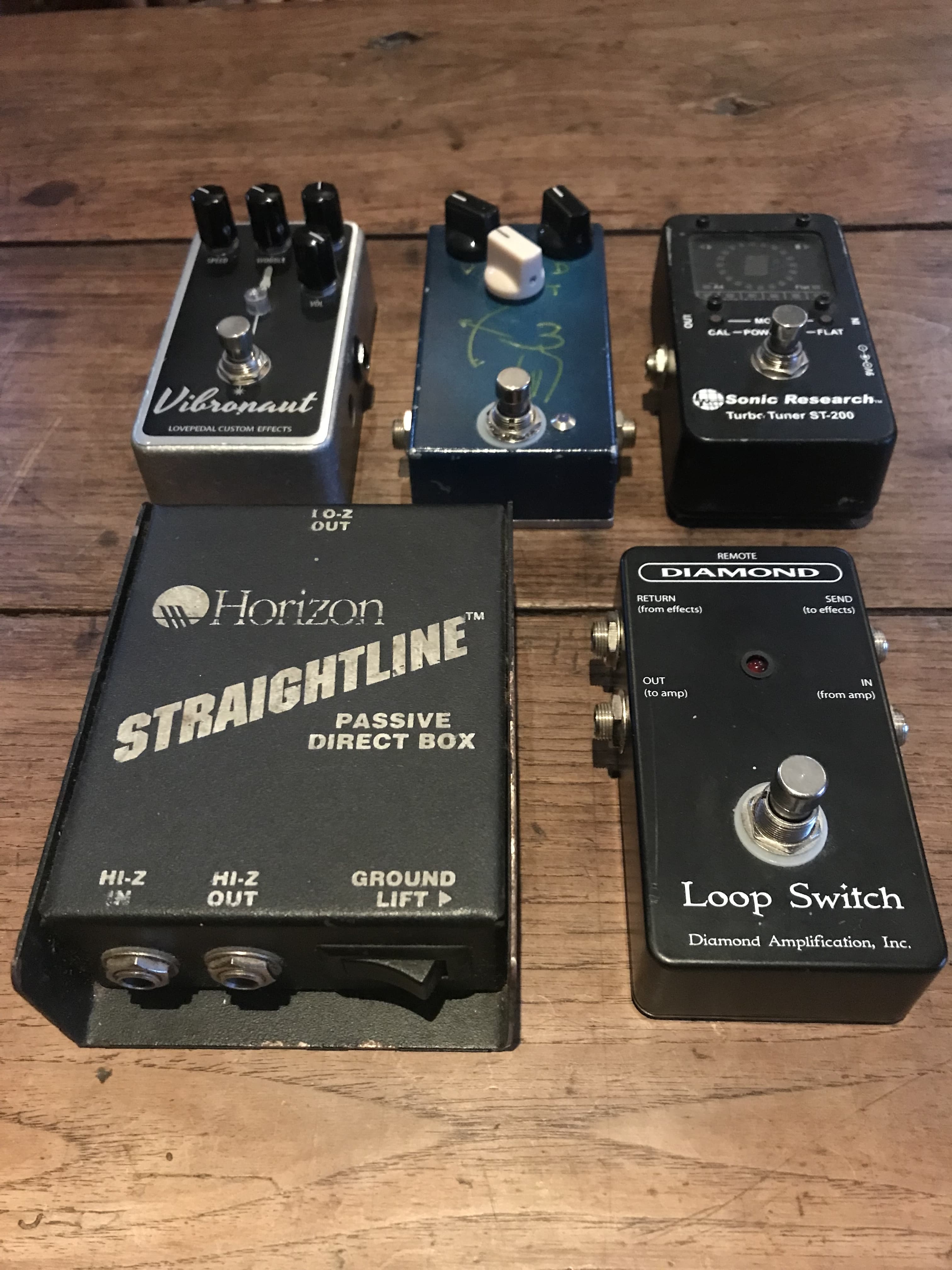 A vendre Horizon Straightline Passive Direct Box et autres pédales ou accessoires (voir liste avec prix et photo)