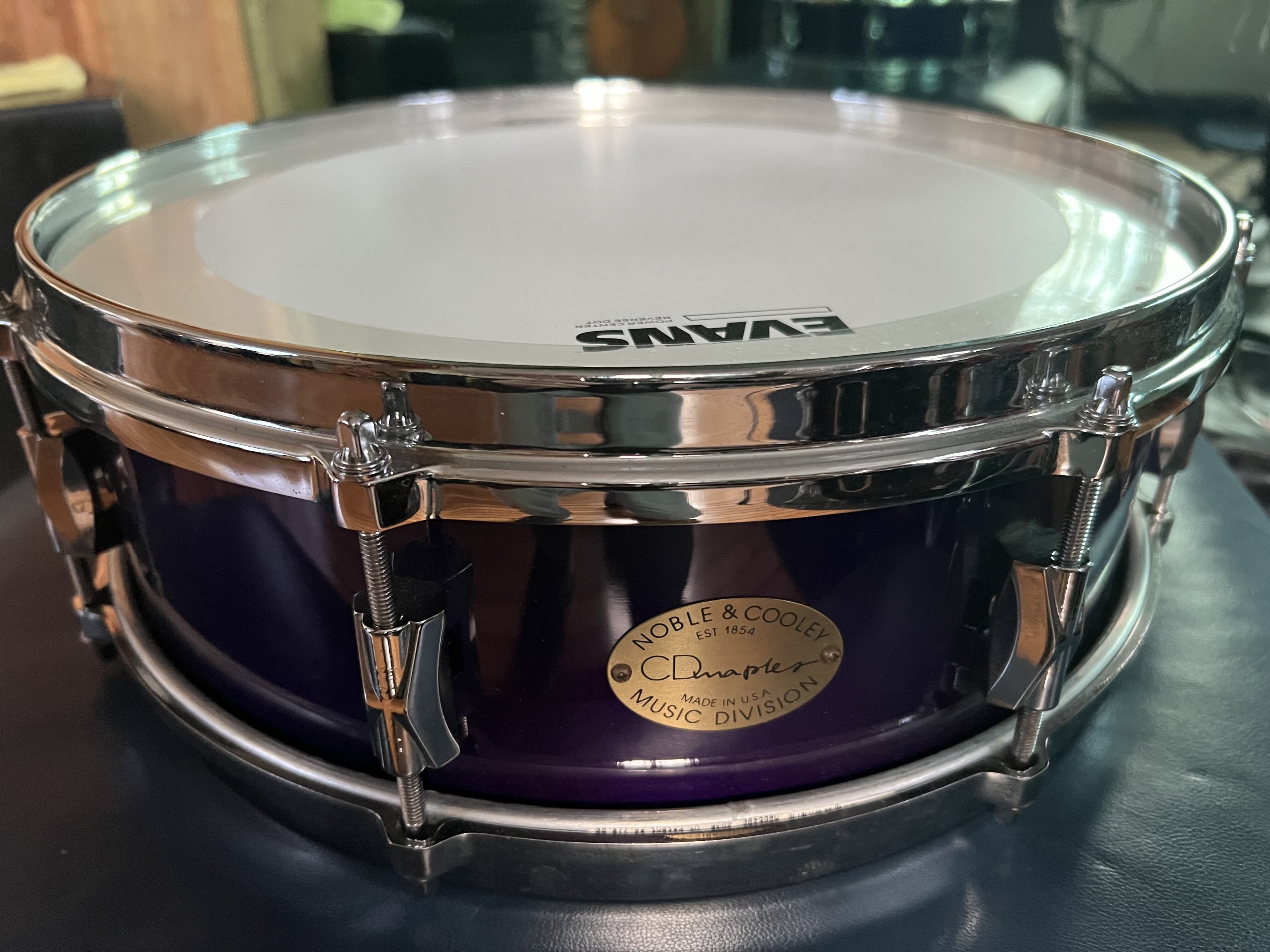 Noble & Cooley CD Maple Snare Drum 14x5 Honey Maple Oil -Caisse Claire