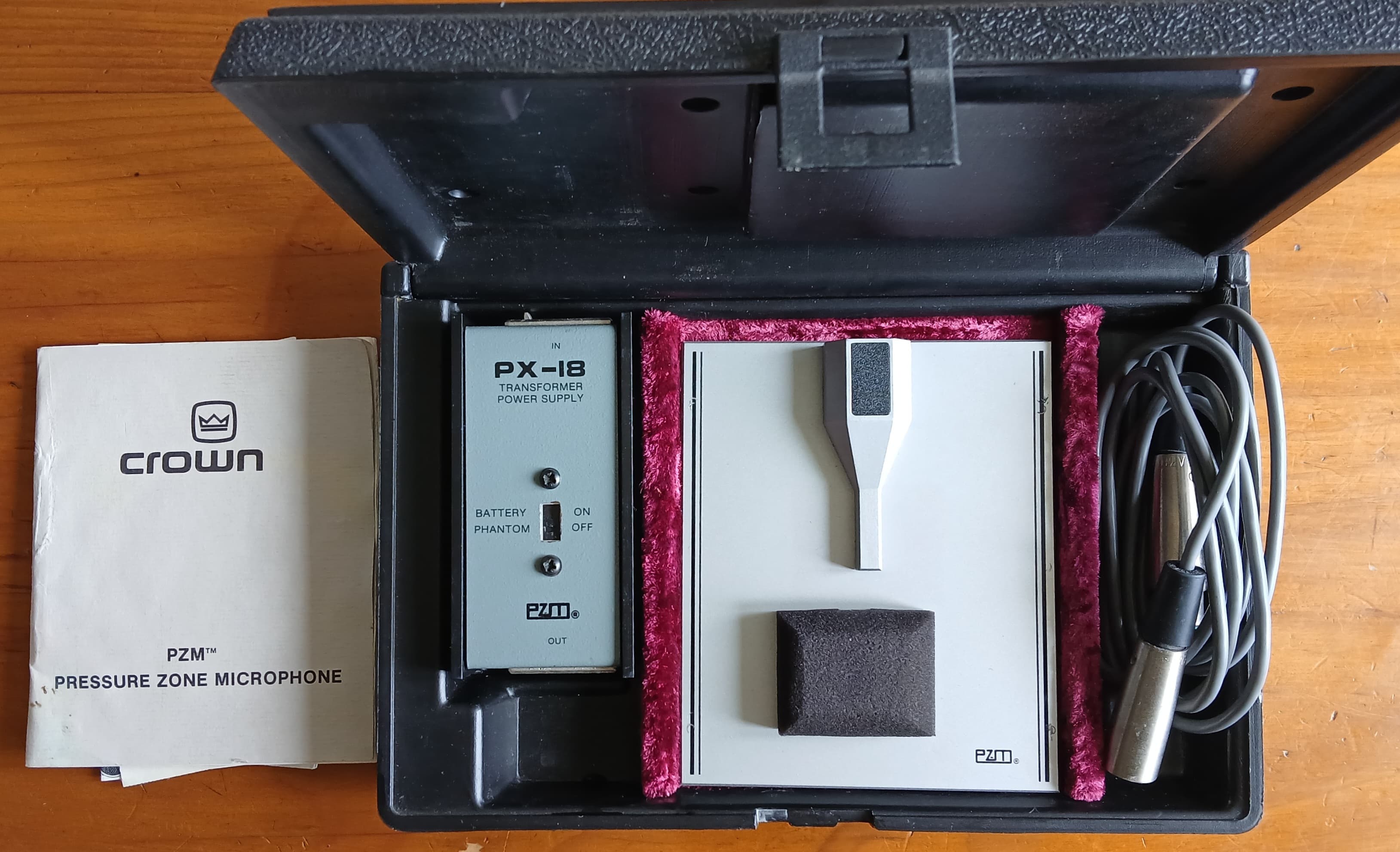 Vends Crown PZM 31s microphone de surface PZM