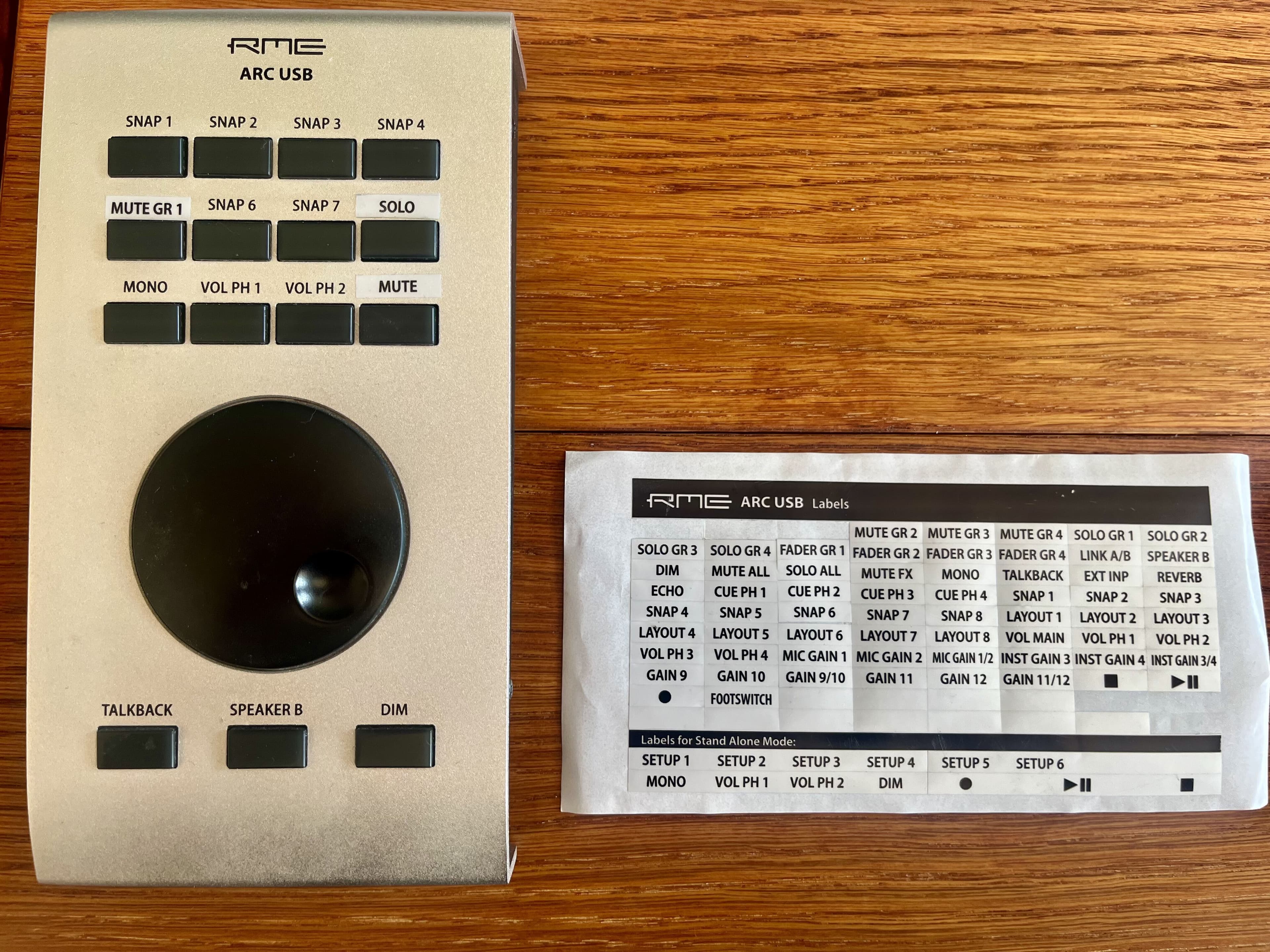 Vends RME ARC USB – Contrôleur TotalMix FX – État Nickel
