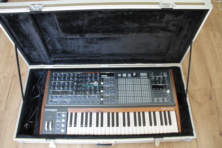 Vends ARTURIA Matrix brute avec flight case