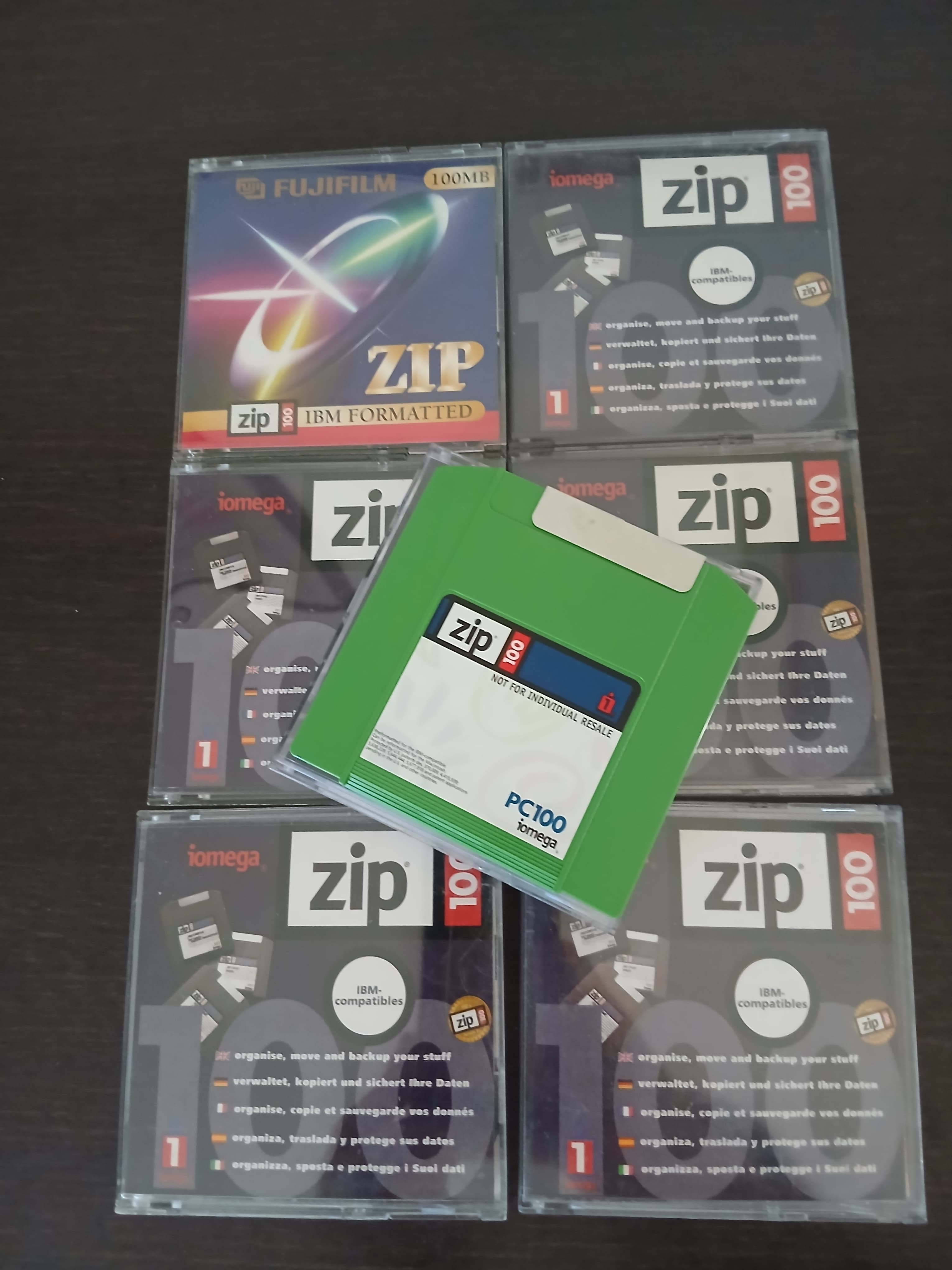 Donne 7 disquettes ZIP 100Mo