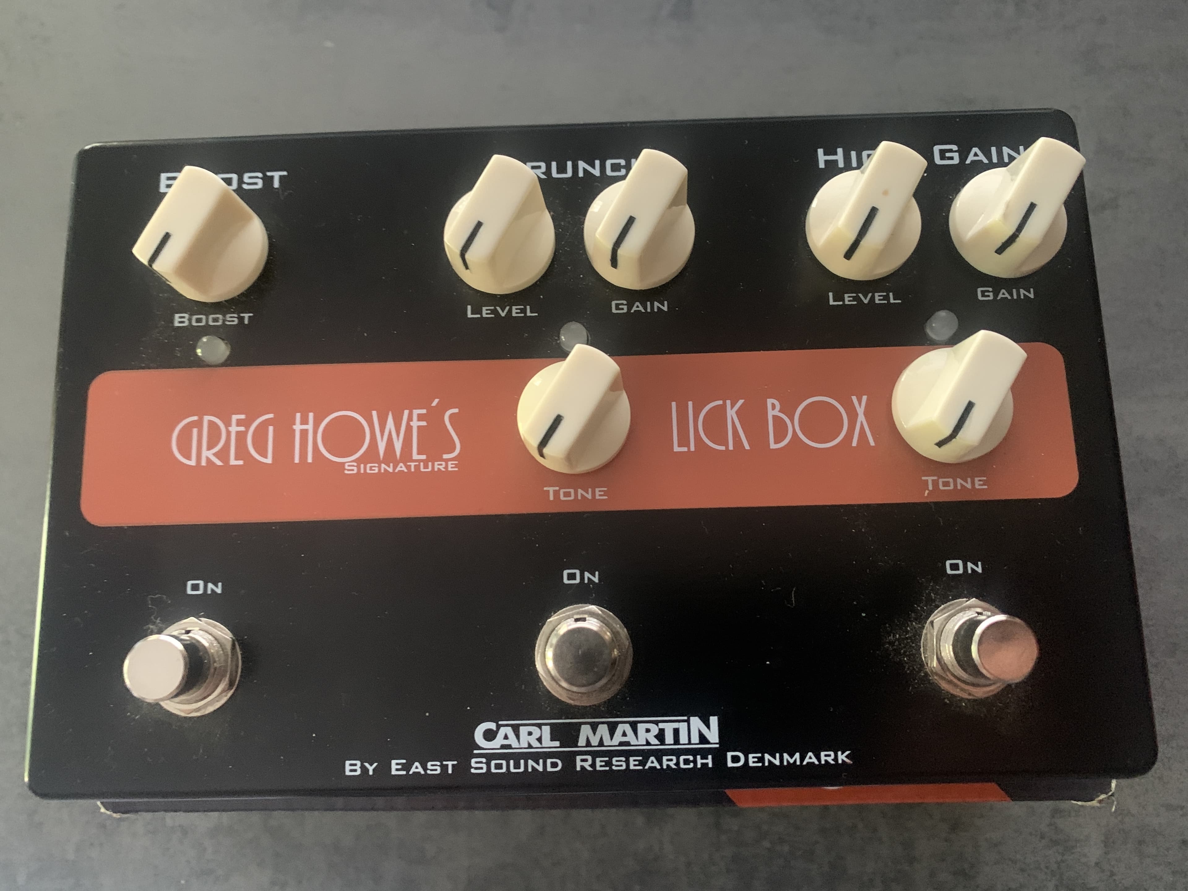 Vends Carl Martin Lick box en bon état: 130€