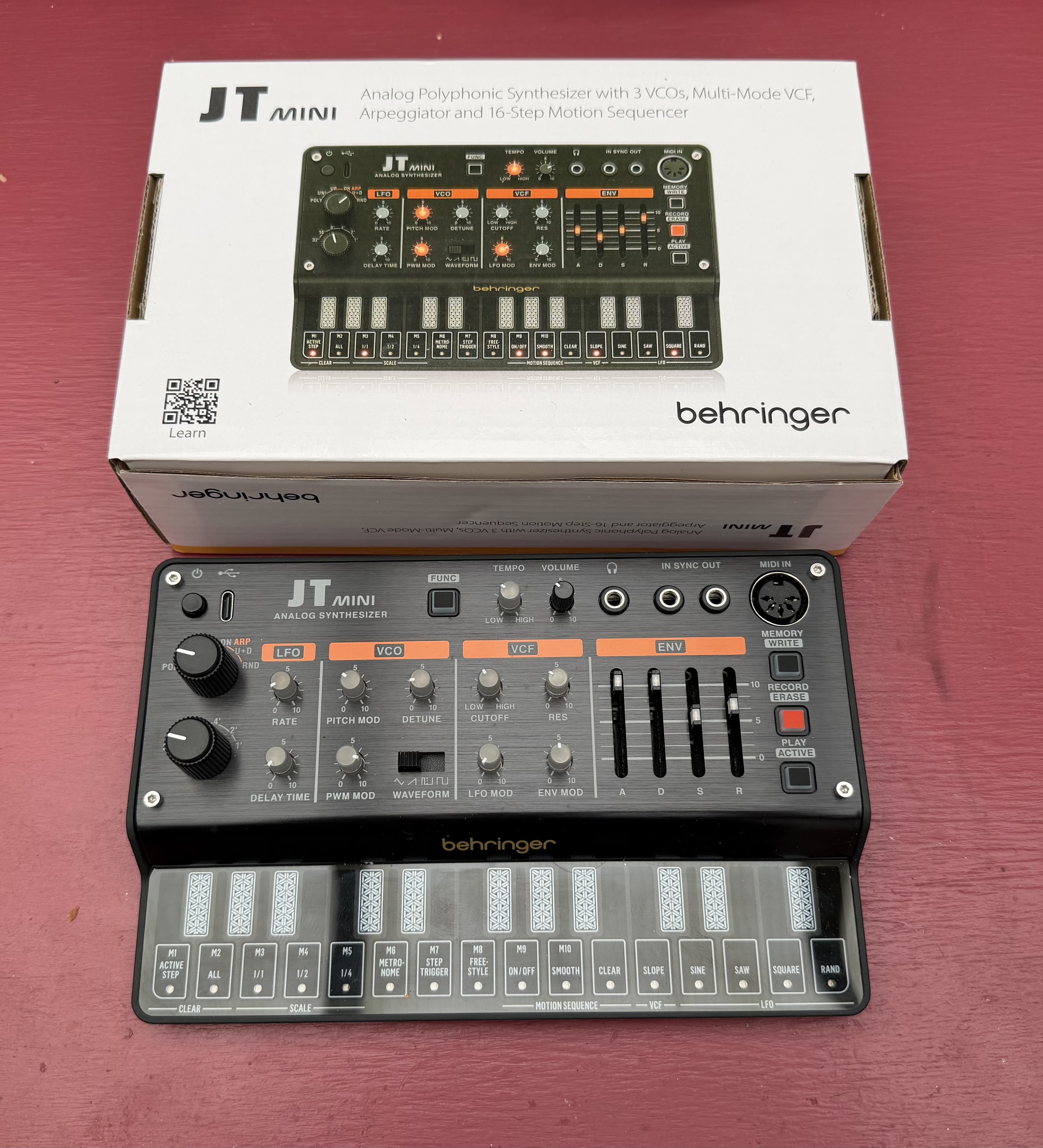 Vends ou échange Behringer JT-Mini (facture juillet 2026)