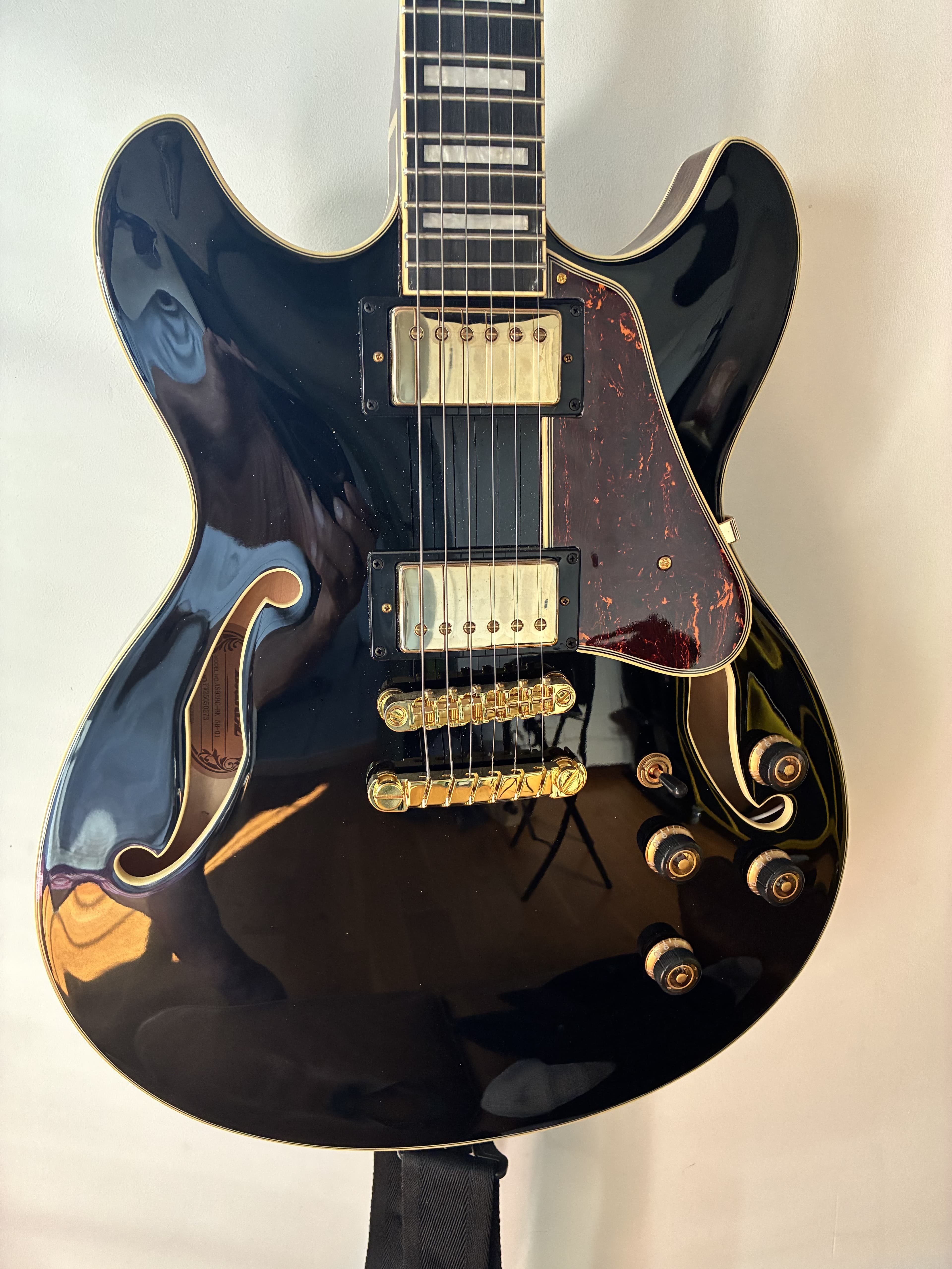 VEND Ibanez - AS93BC-BK Black Artcore Expressionist