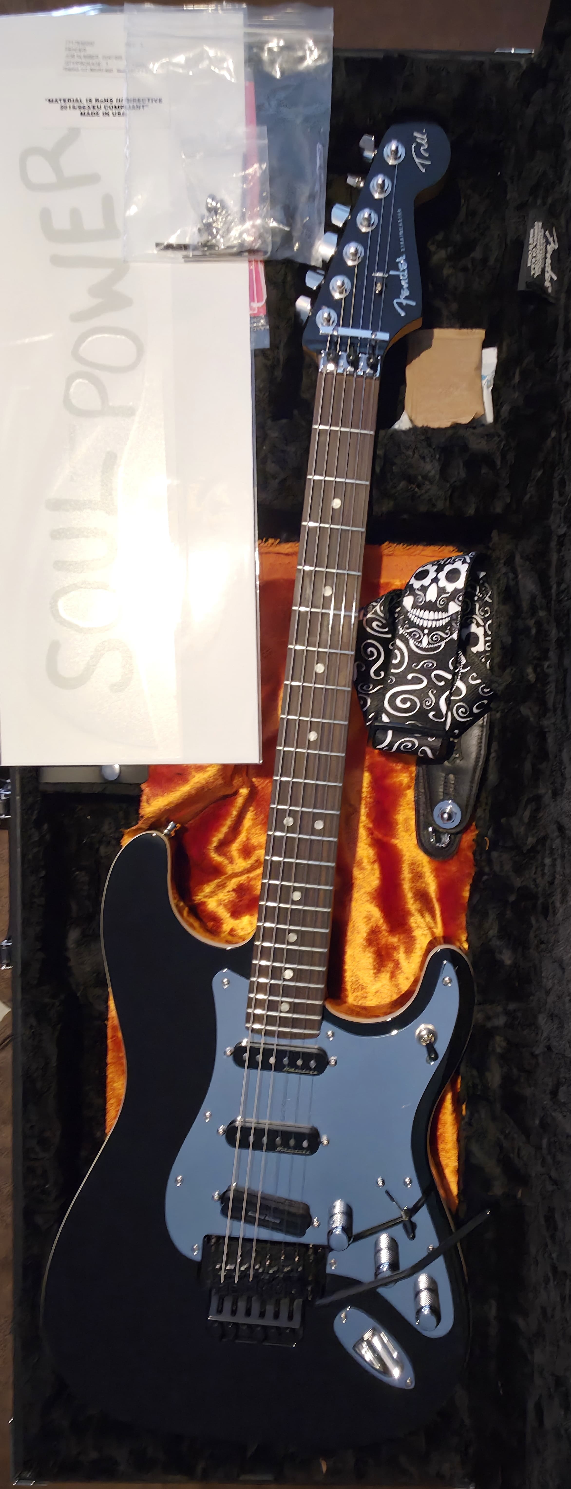 Fender Tom Morello Stratocaster FR RW Black