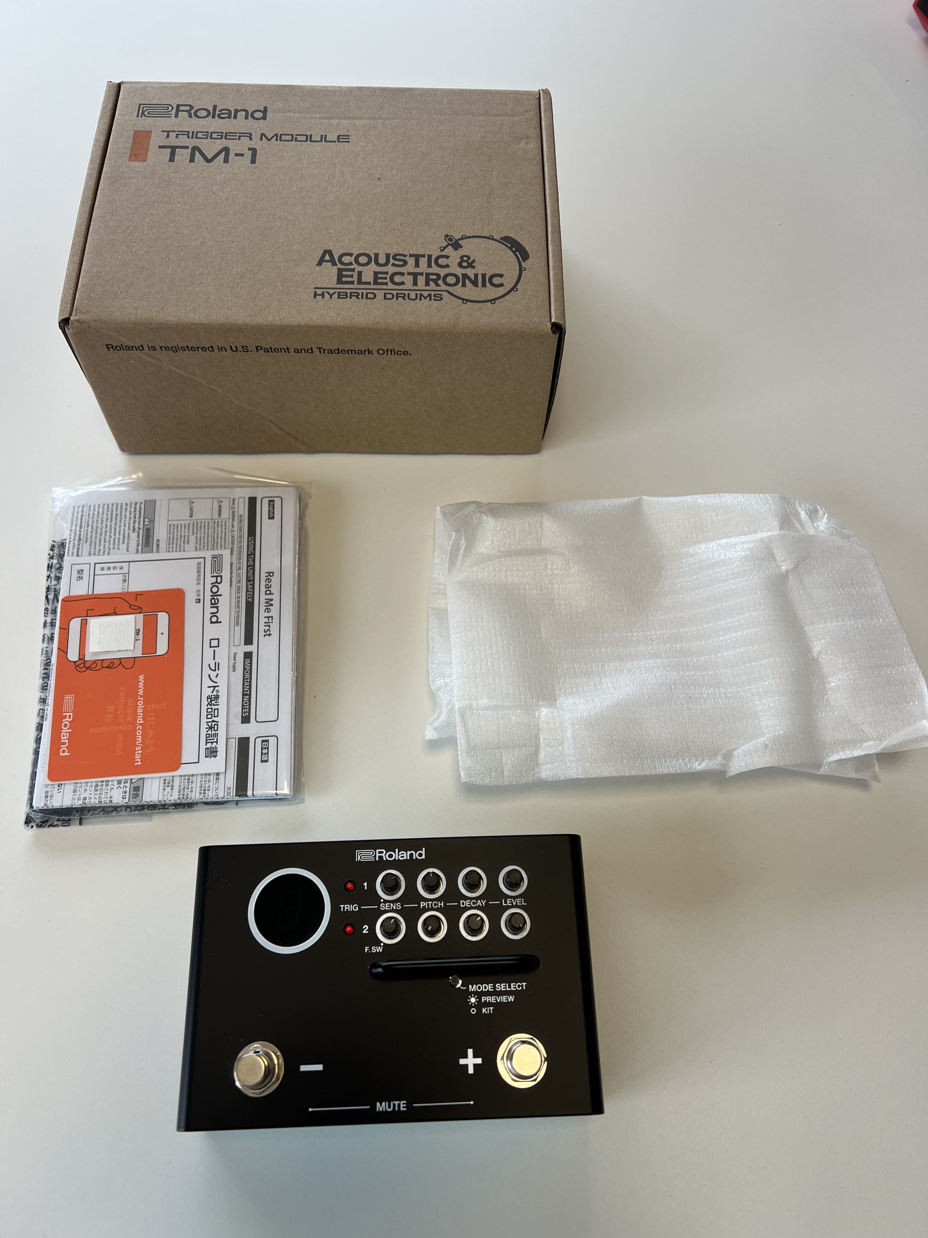 Vends Roland TM-1 très peu servi