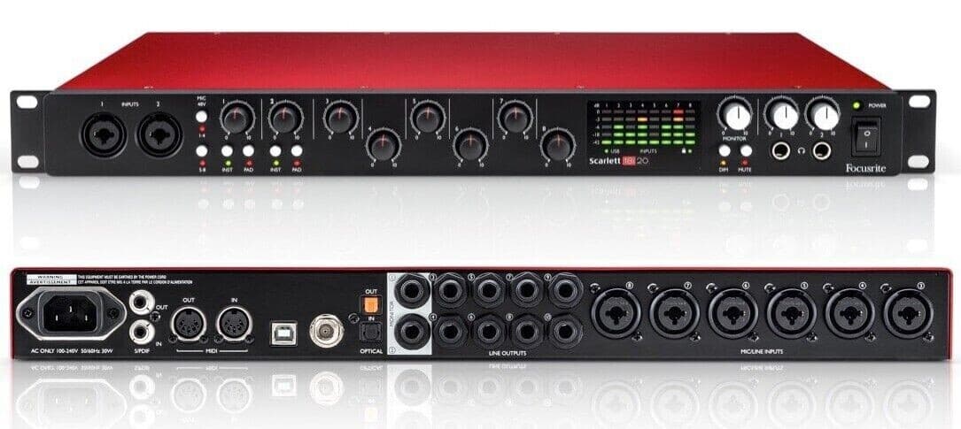 Interface sonore Focusrite Scarlett 18i20 Gen 2 USB Rack