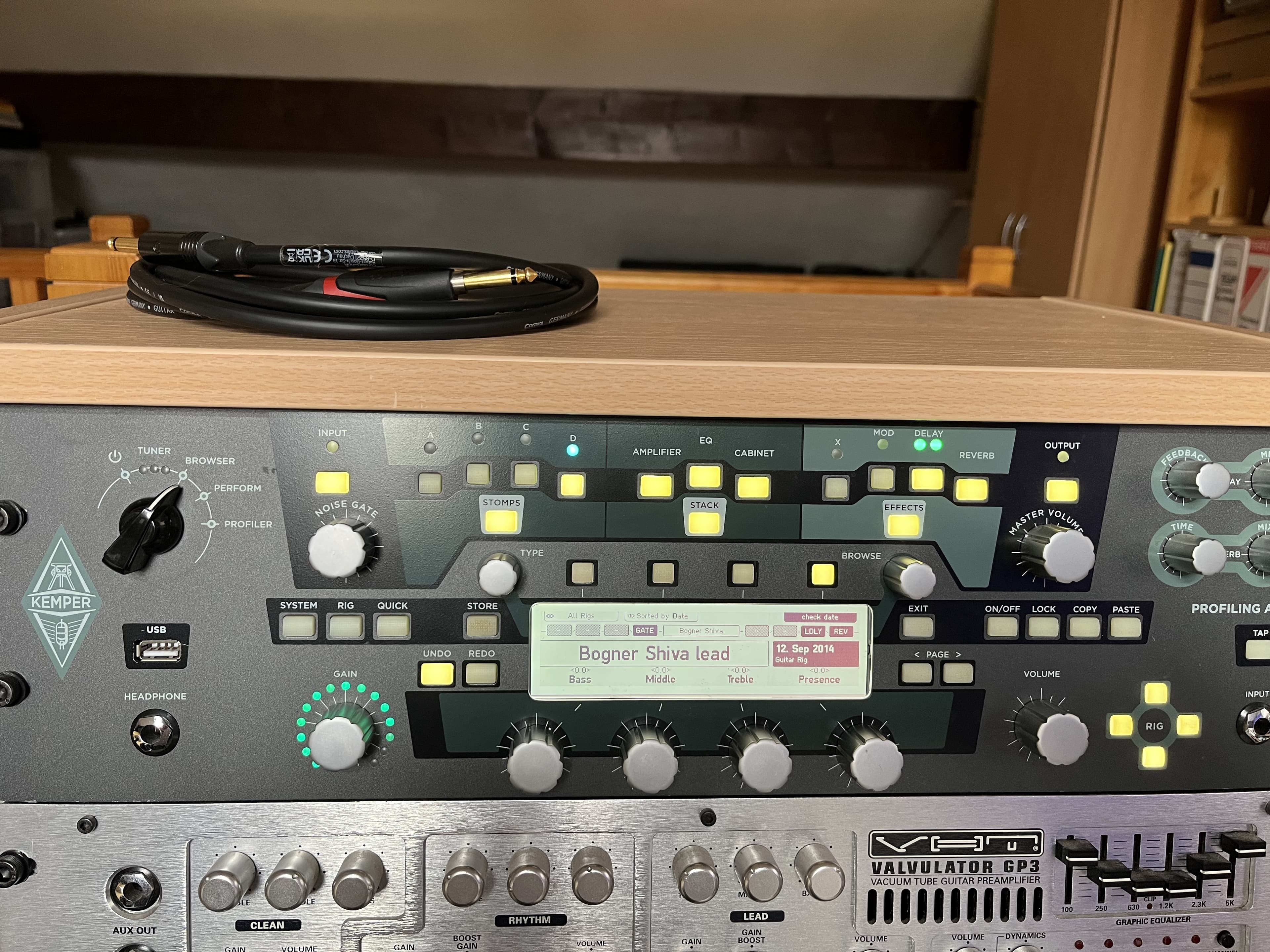 KEMPER Profiler Rack + Rack GATOR + Nombreux sons...