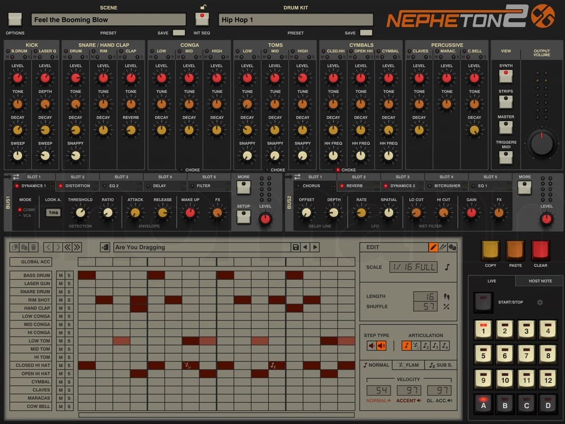 Vends D16 Group Nepheton 2 (tr808)