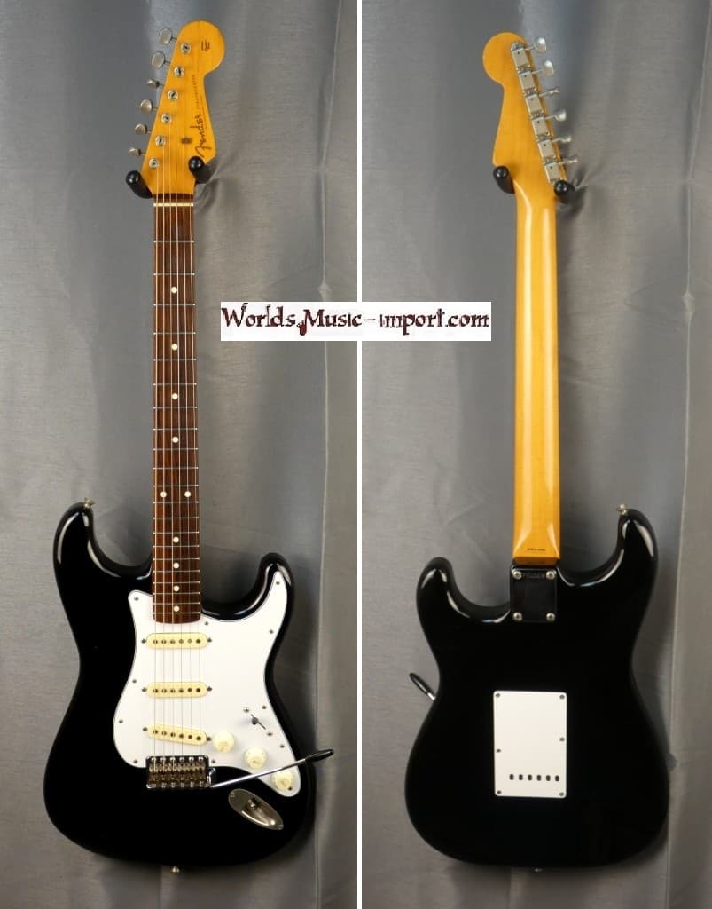 FENDER Stratocaster ST'62 Black 1990 japon import