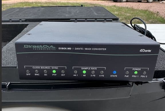 Vends directout EXBOX Madi Dante convertisseur