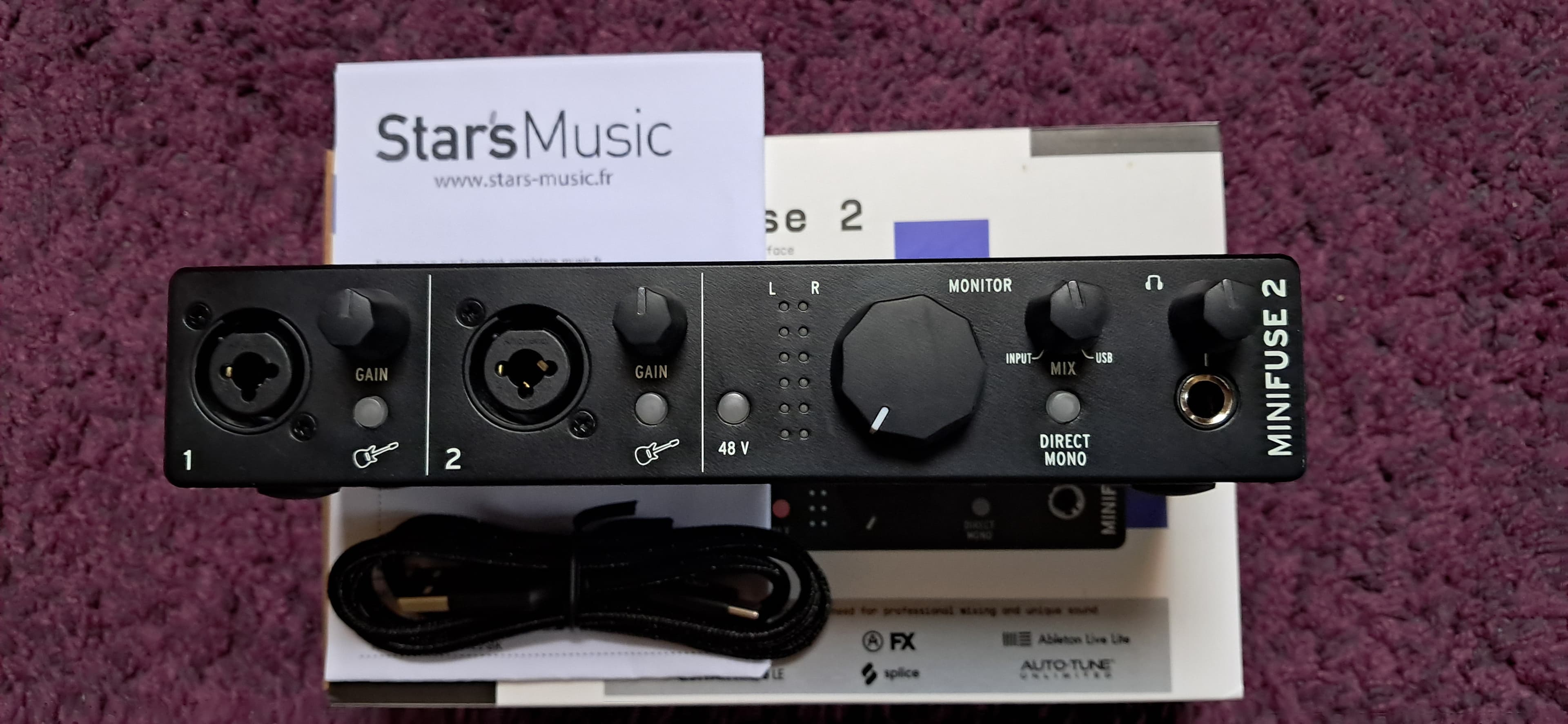 Vends Arturia Minifuse 2 Black