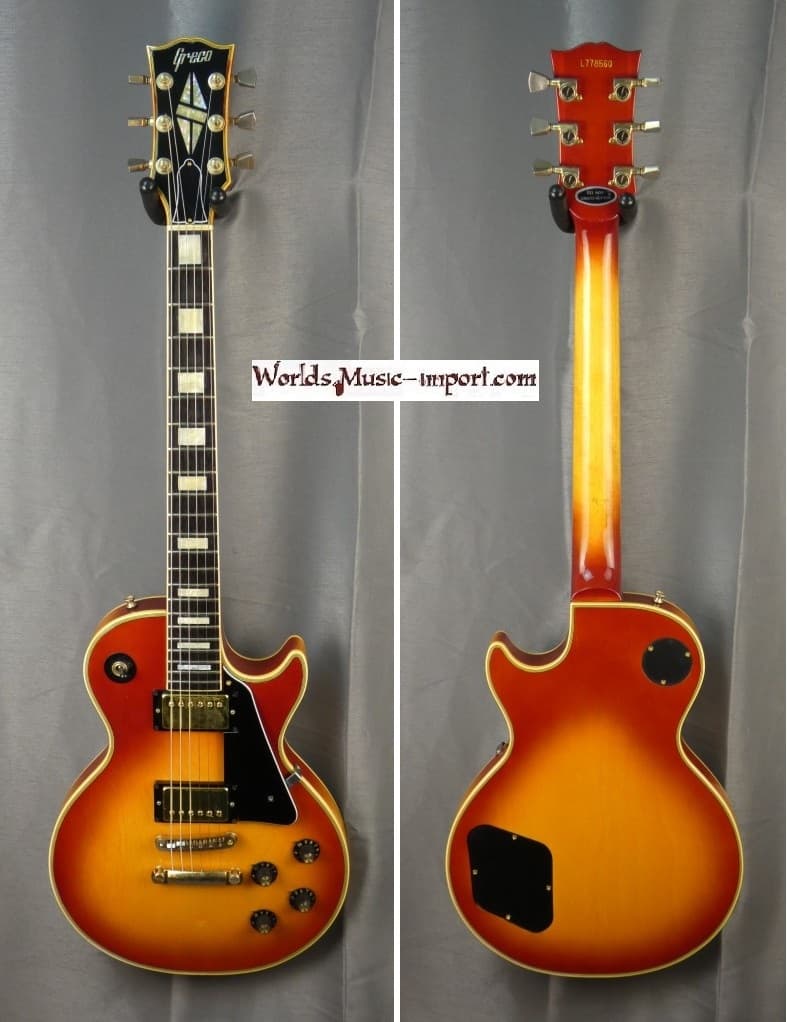 GRECO Les Paul Custom EG600 CherrySBurst 1977 japon