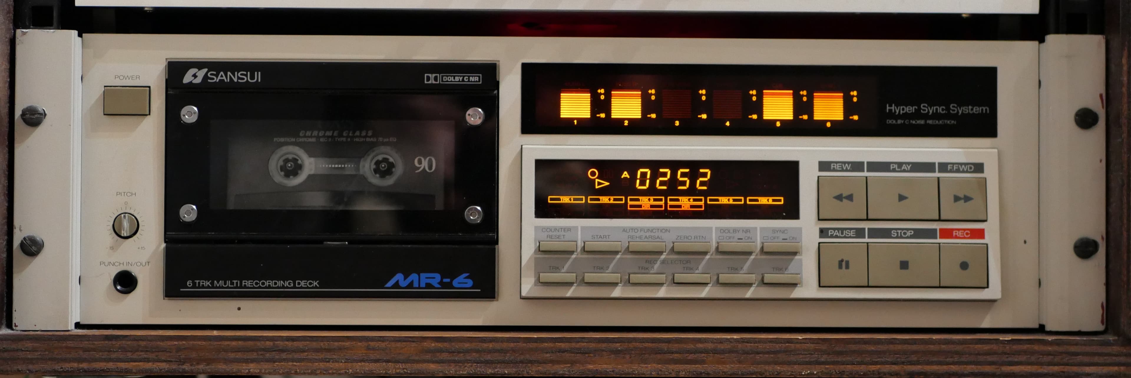 Vends enregistreur multipiste cassette Sansui MR-6