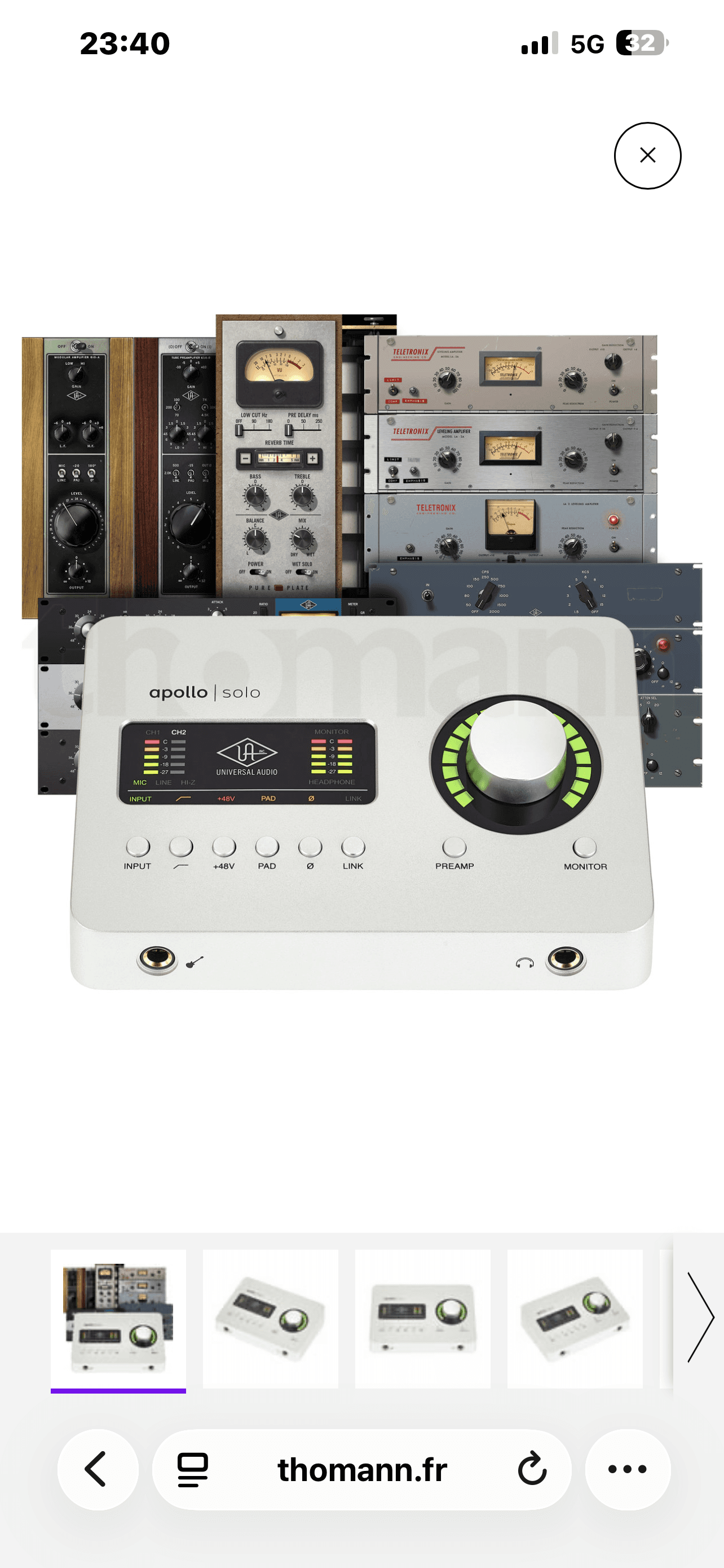 Apollo solo. Pack. Heritakge. Plus 2000€ de plug in en plus.