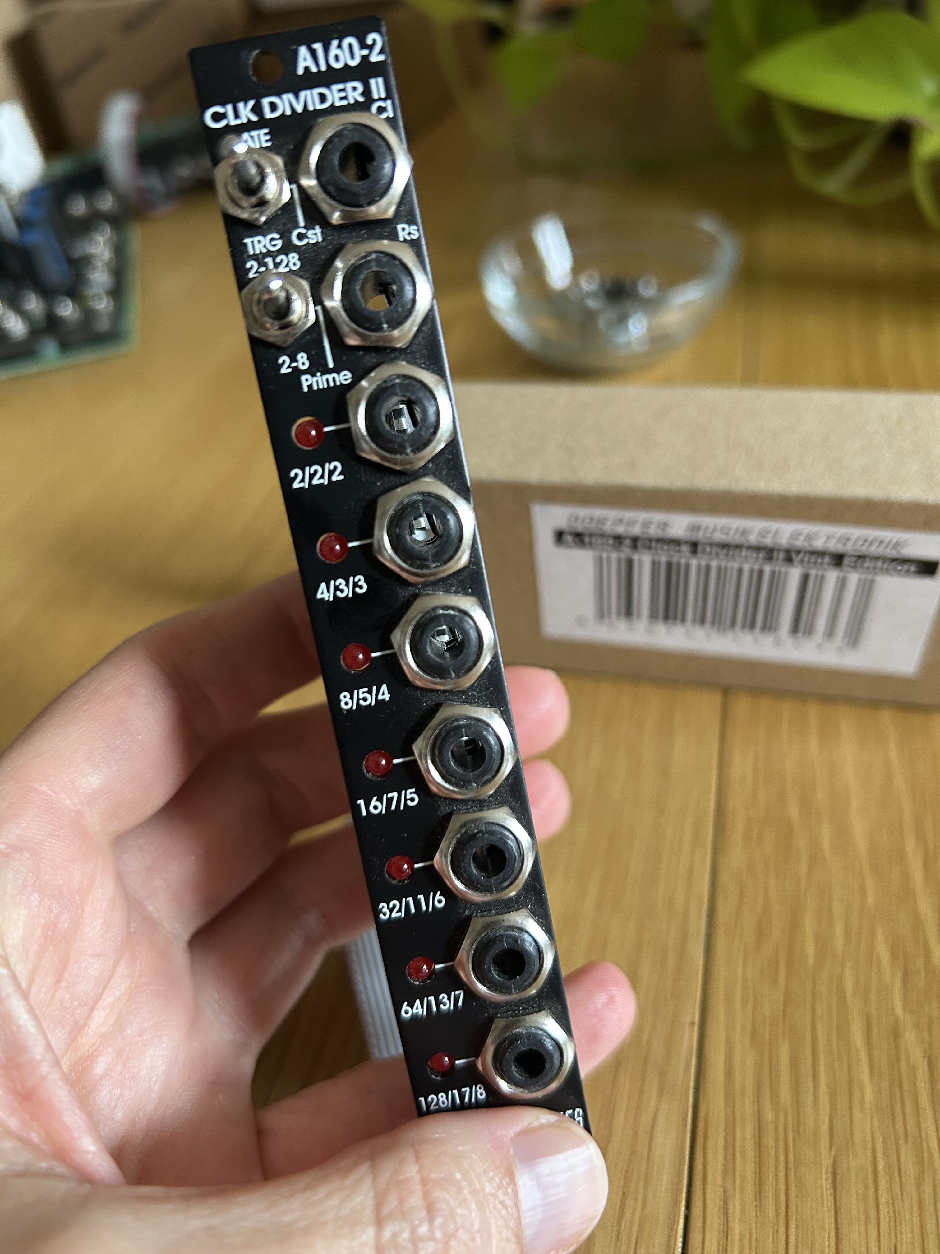 Doepfer A160-2 Clock Divider II (black edition)