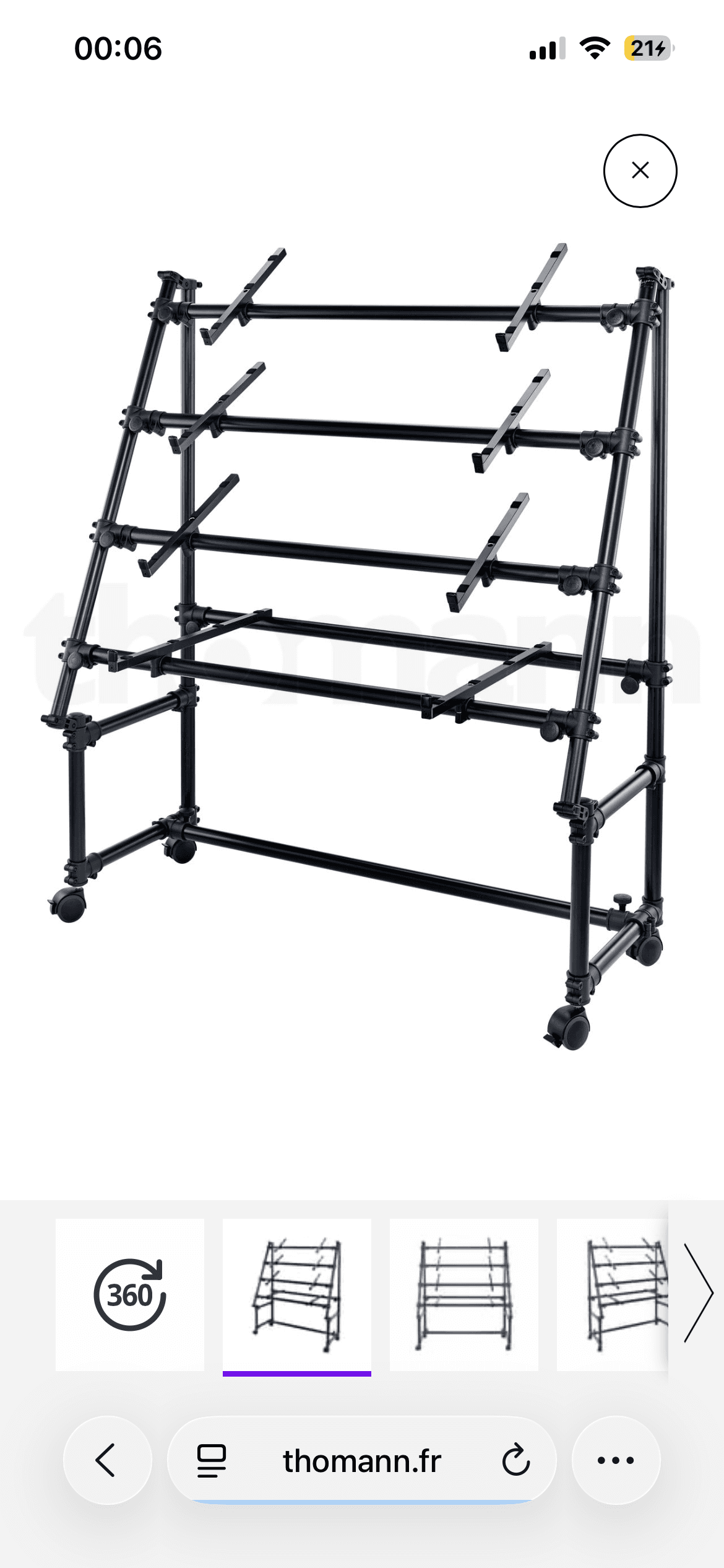 Jaspers stand clavier 4R 105b