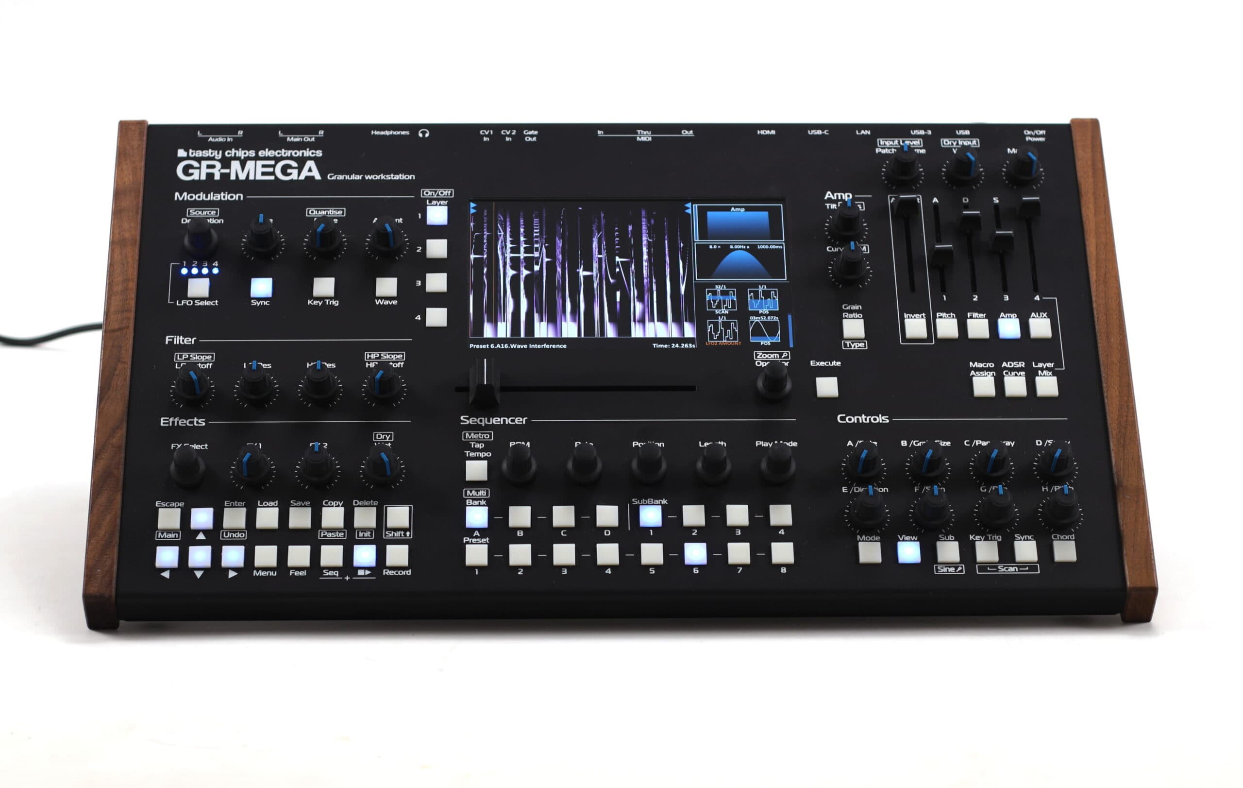 Tasty Chips GR‑MEGA Black – état neuf