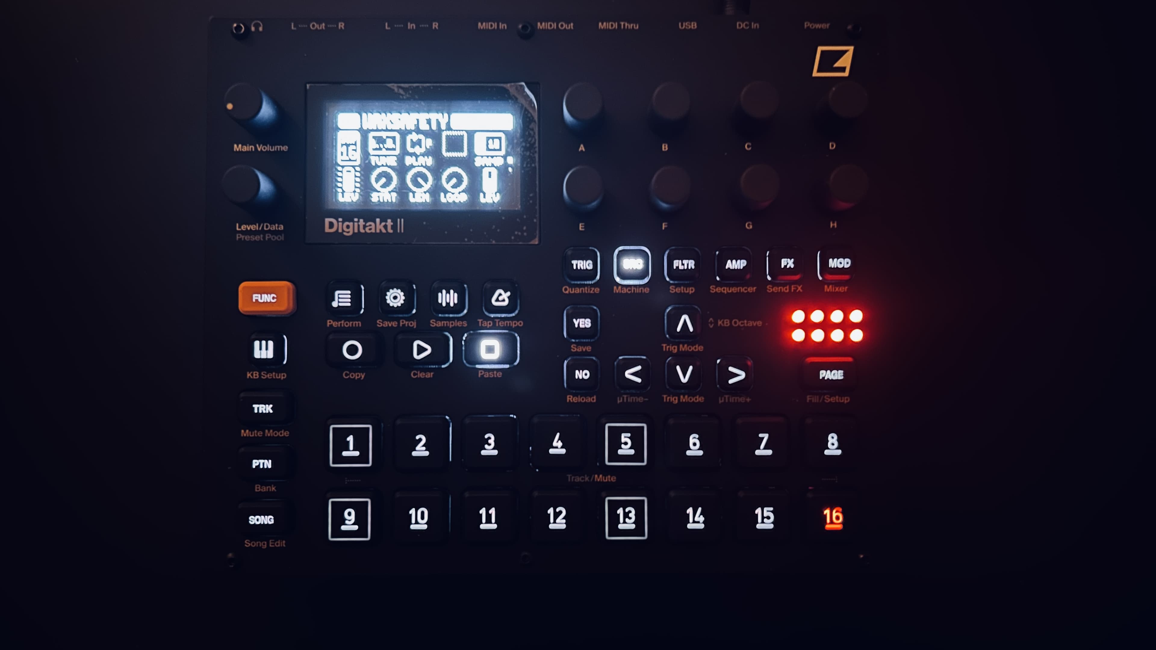 Elektron Digitakt II – État comme neuf – Accessoires d'origine