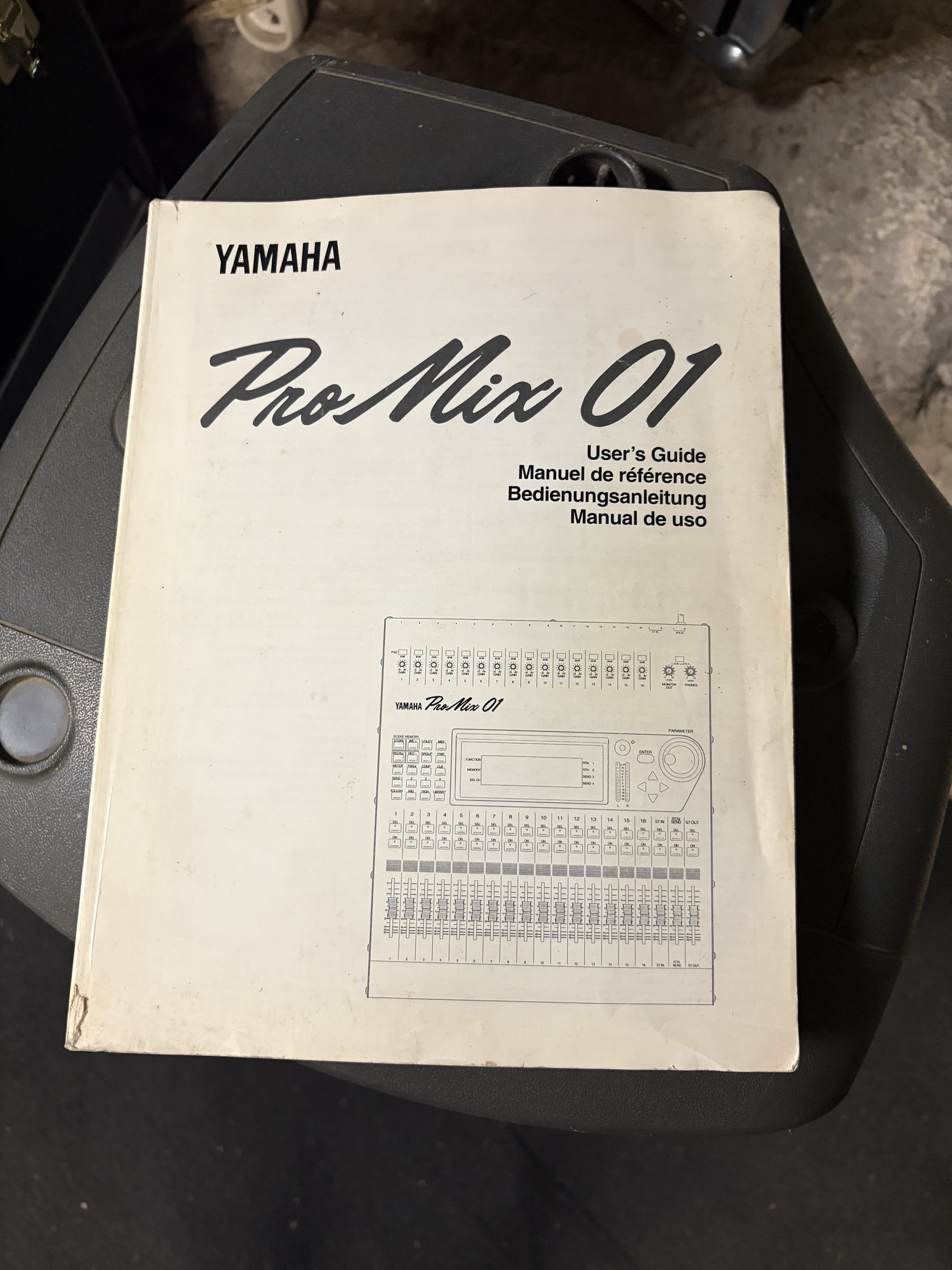 Yamaha pro mix 01 mode emploi français anglais