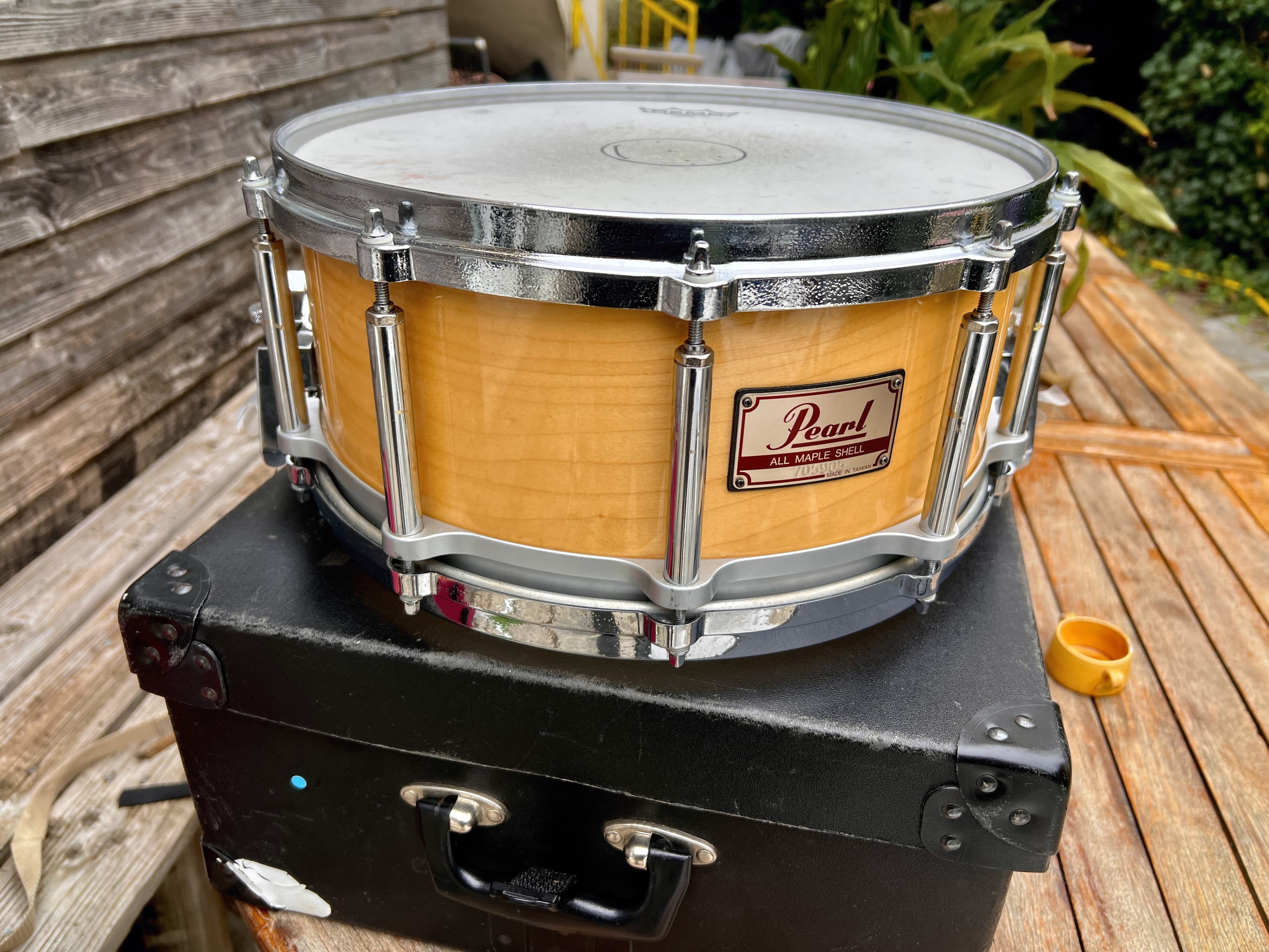 Caisse Claire Pearl FreeFloating 14x6,5 Mapple + case