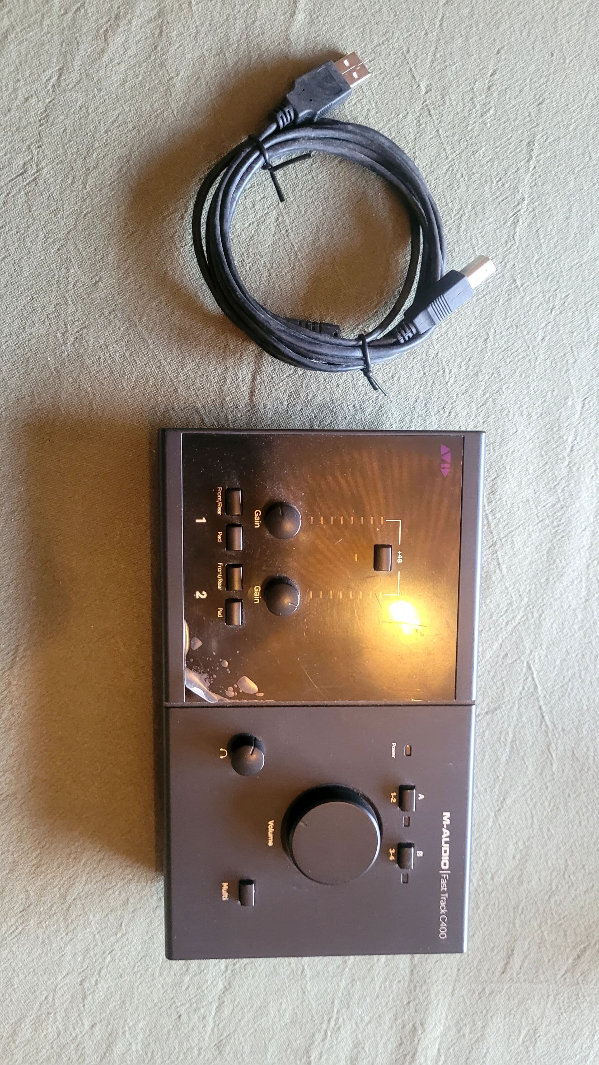 Vends carte son M Audio Fast Track très peu servie