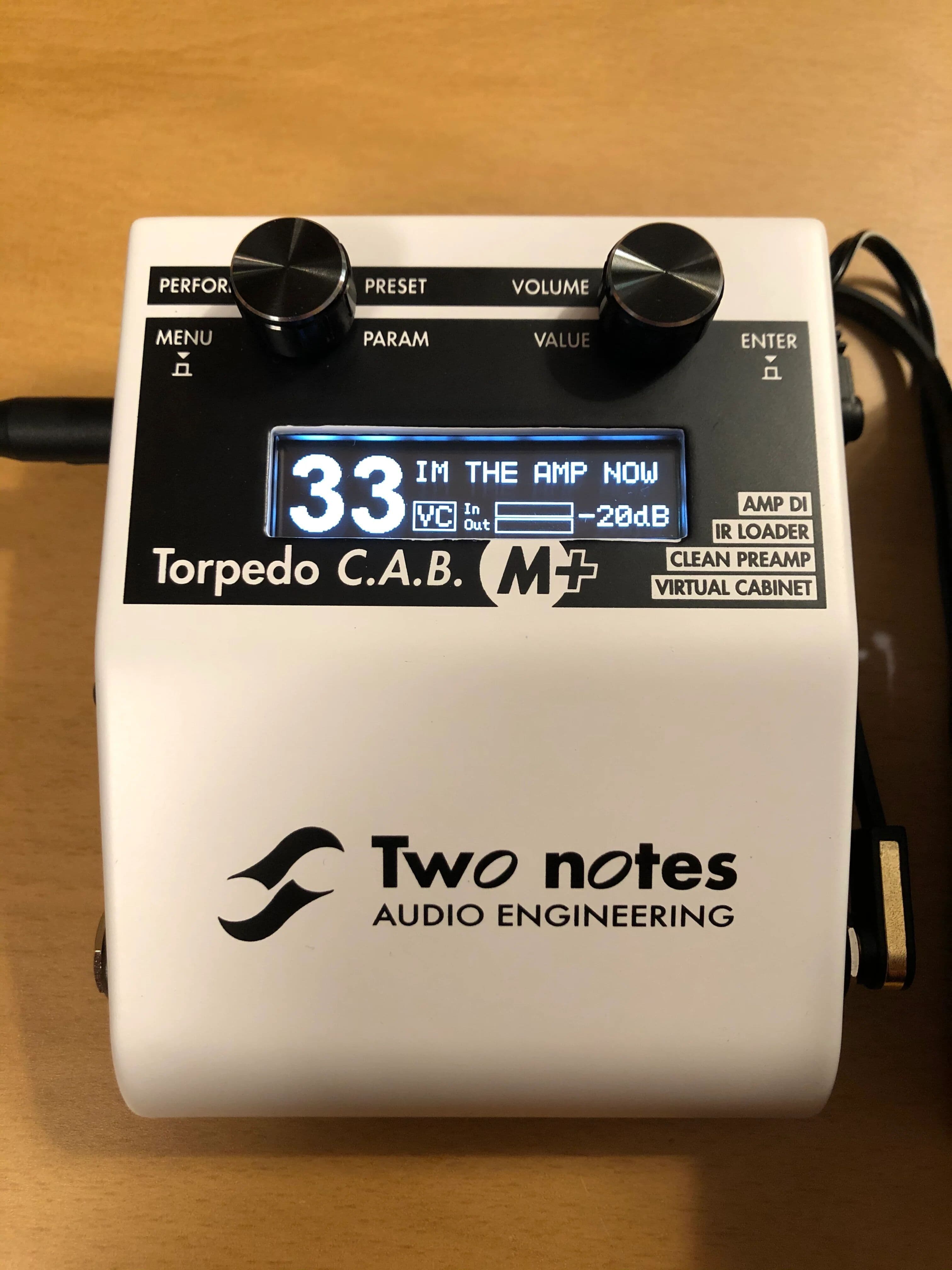 Two notes CAB-M+
