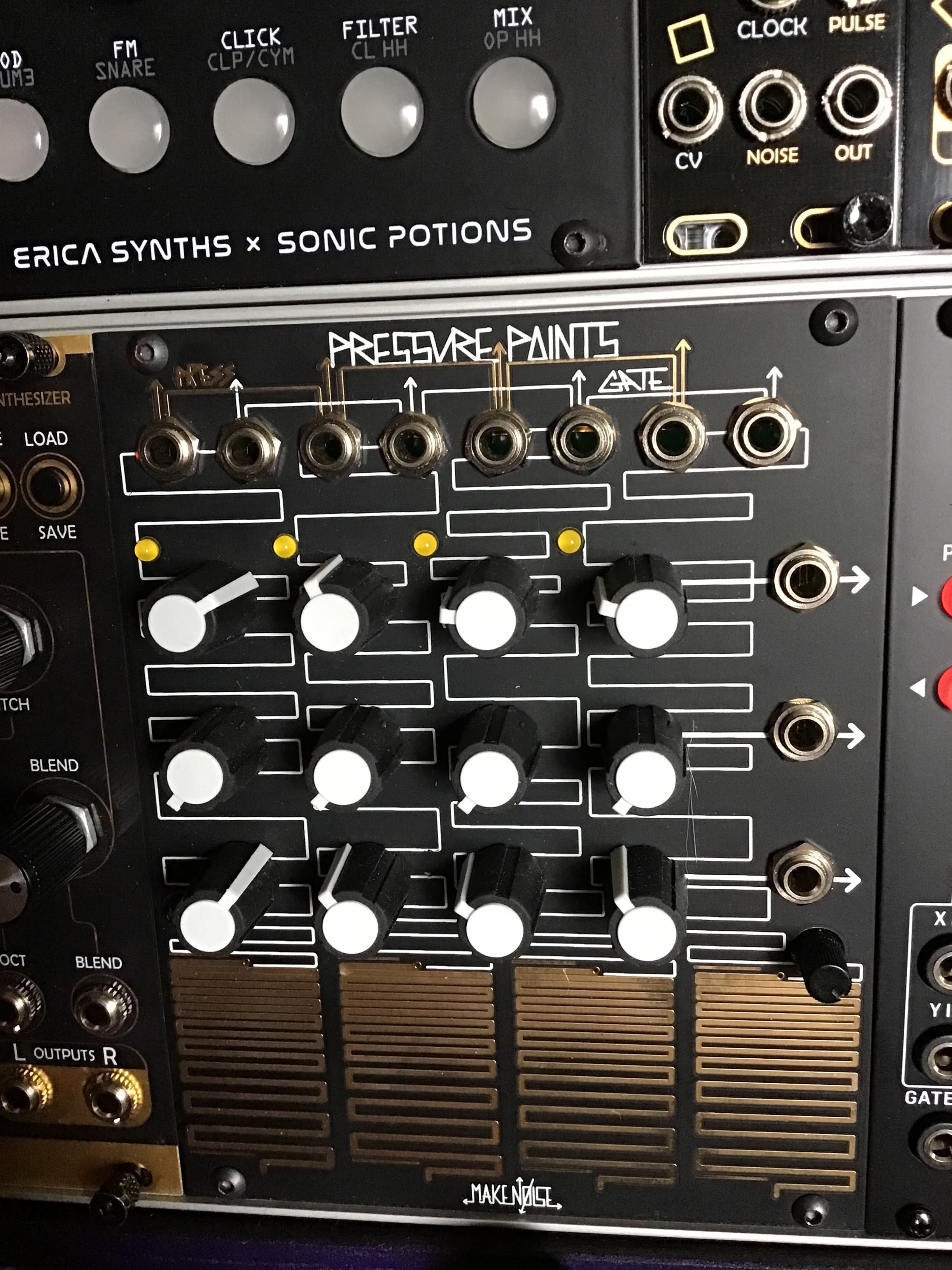 Vends pressure points