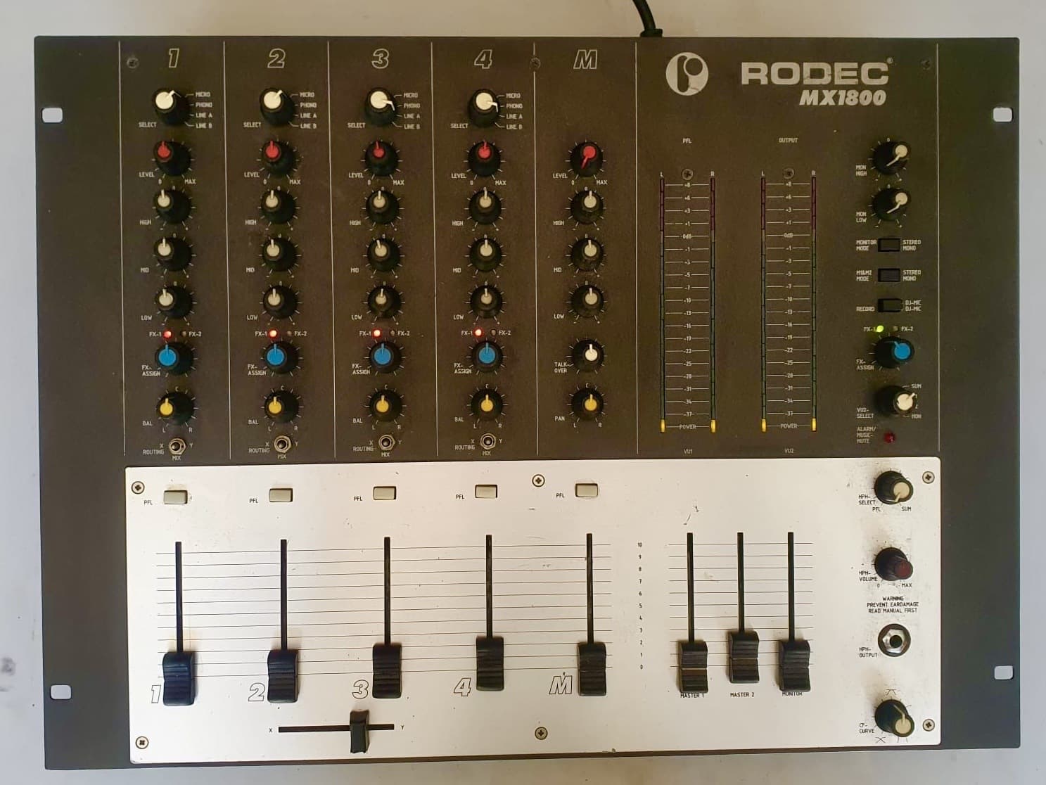 Rodec MX1800 – Table de mixage DJ professionnelle rare