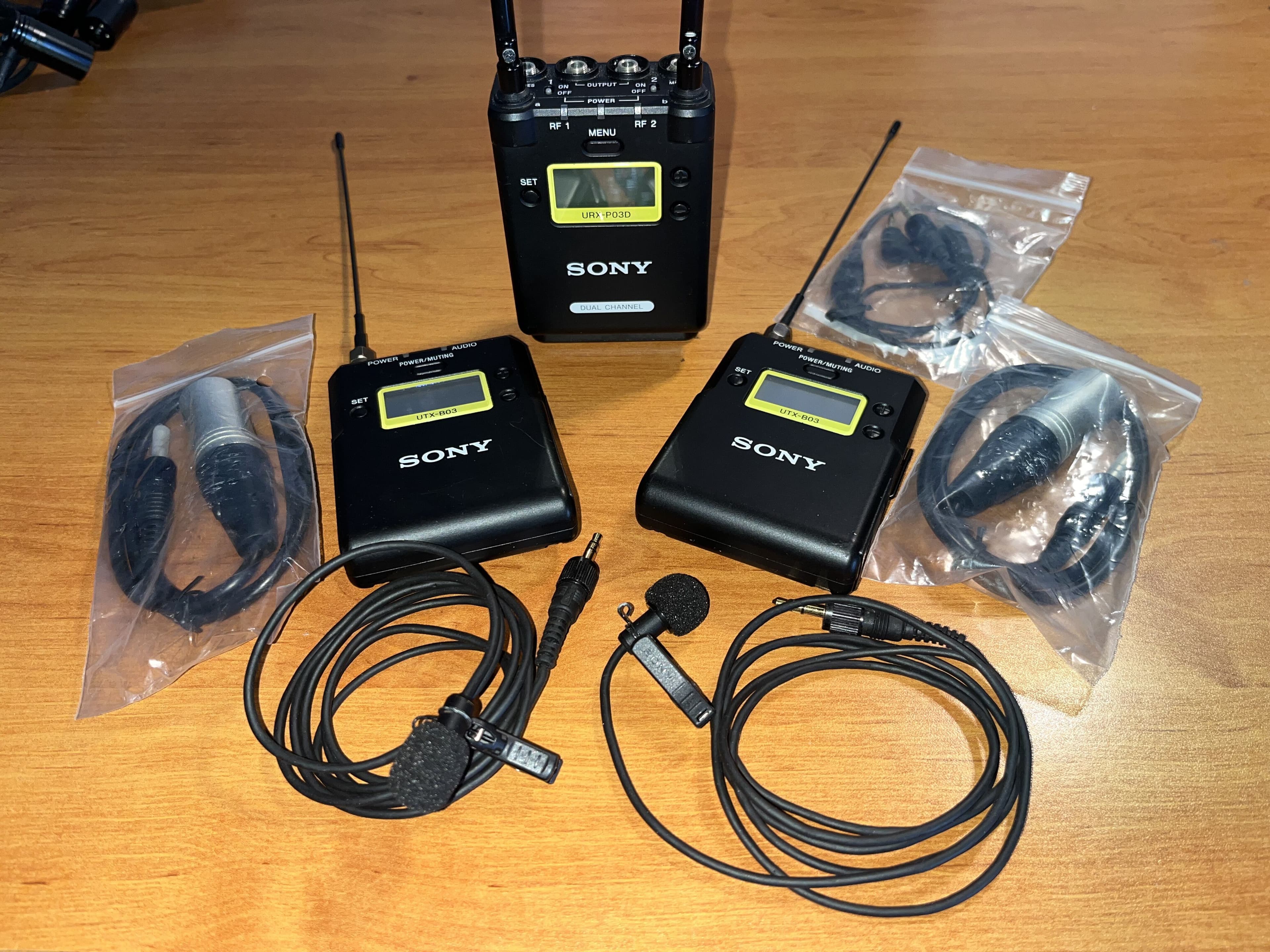 Sony Double Canal URX-P03D + 2x UTX-B03