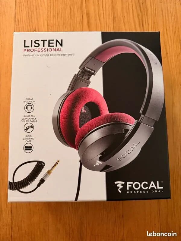 Focal Listen Professional – jamais utilisé, complet avec étui