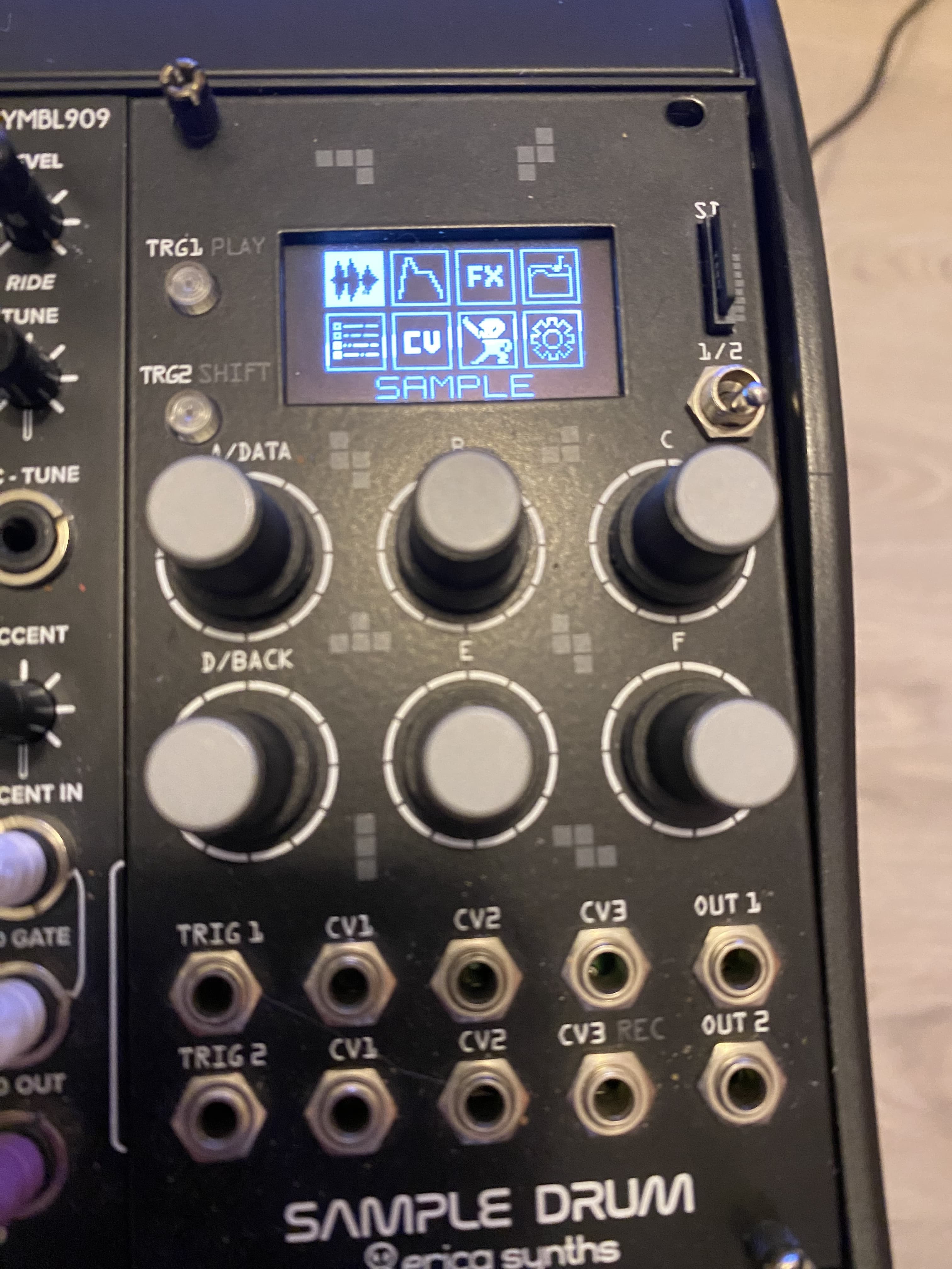Erica synths drum sample