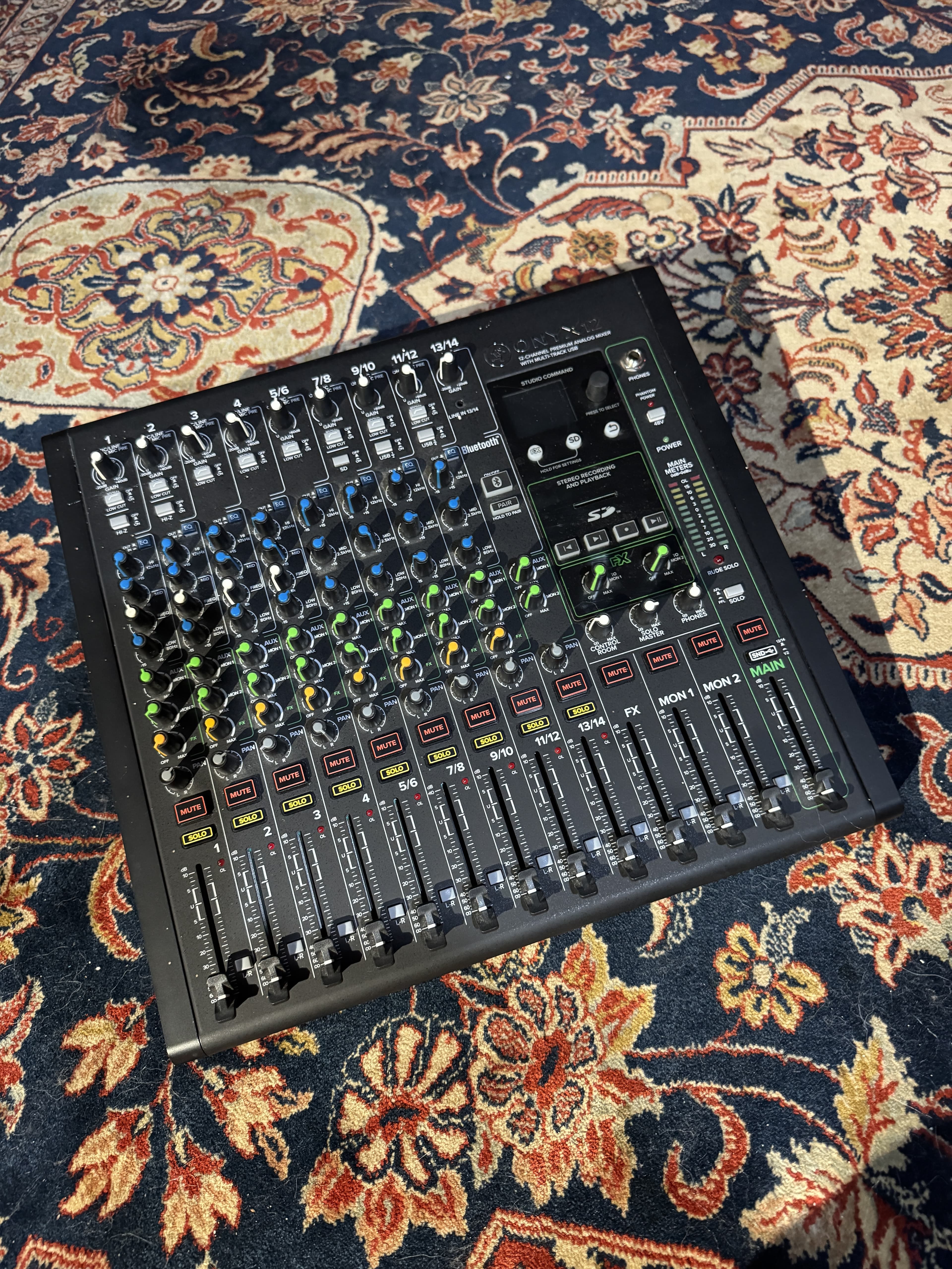 Mackie Onyx12 – Table mixage analog. 12CAN USB / Bluethooth