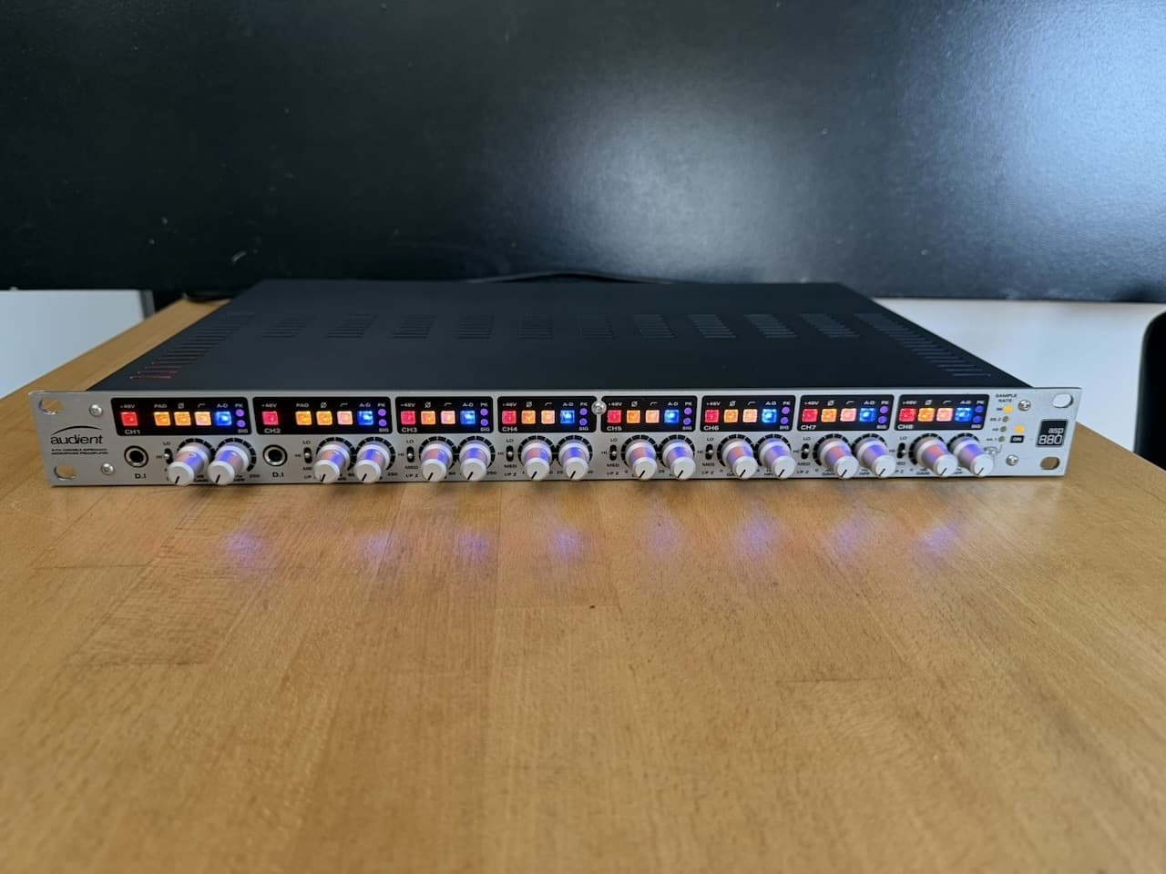 Vends Octuple Preampli Audient ASP880