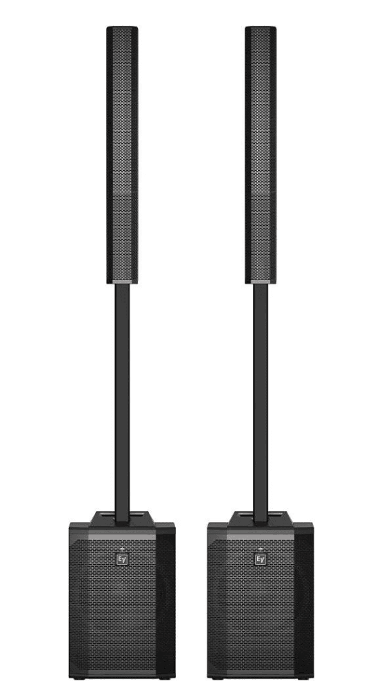Vends: 2x Electrovoice EVOLVE 50 avec housses pour les sub.