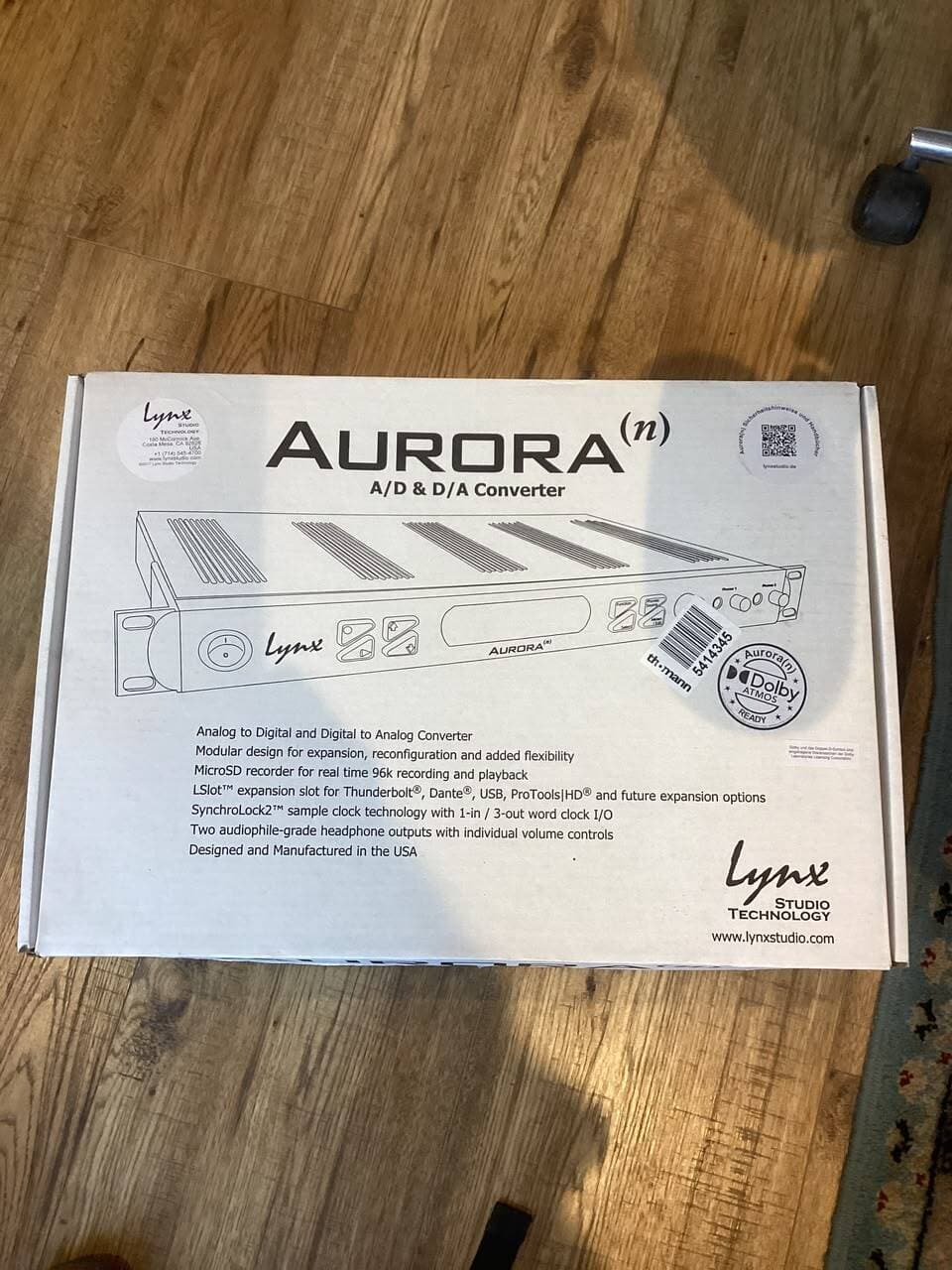 À vendre : Lynx Aurora(n) 8 USB – Interface audio professionnelle haut de gamme