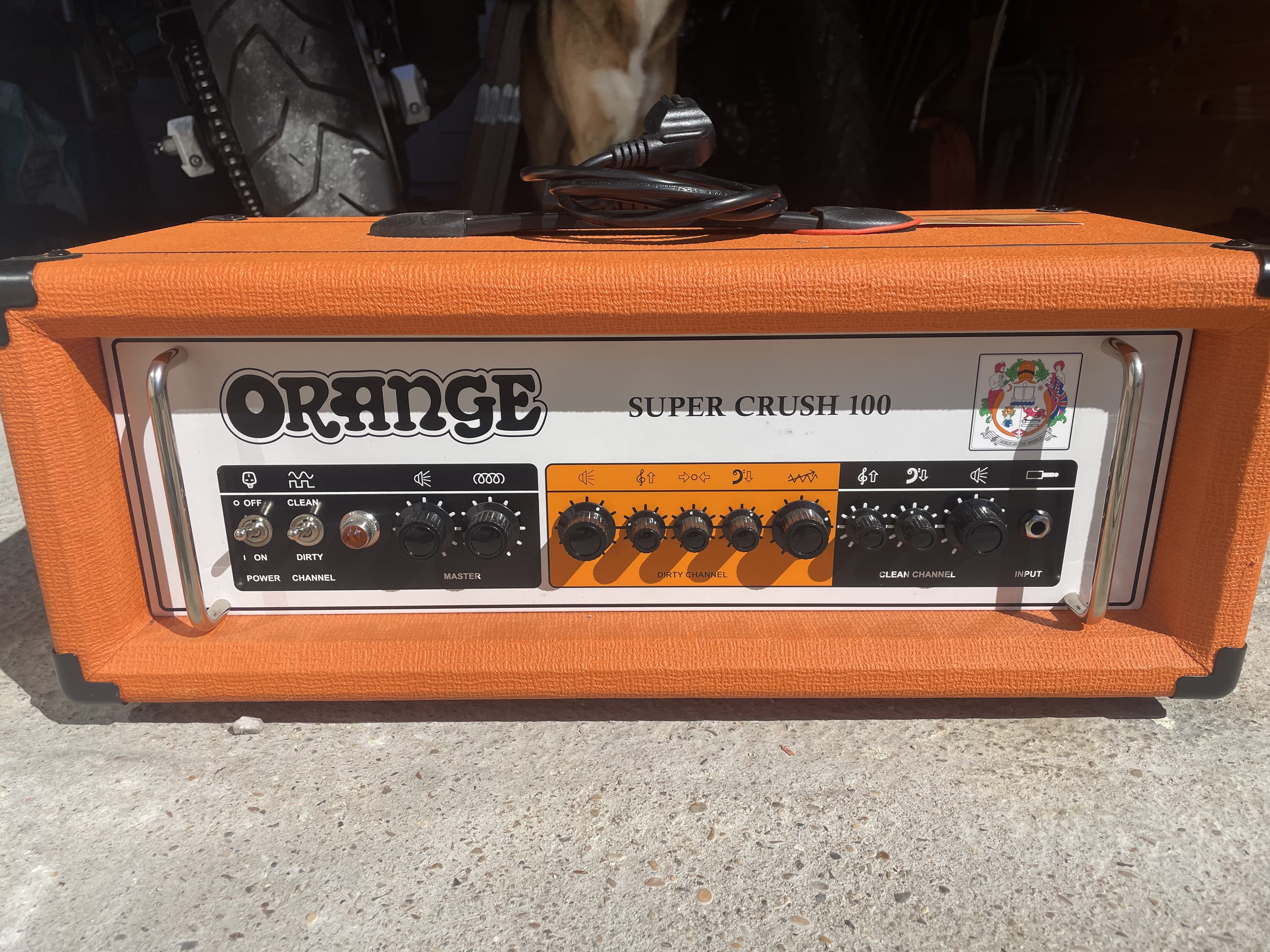 Tête ampli Orange super crush 100